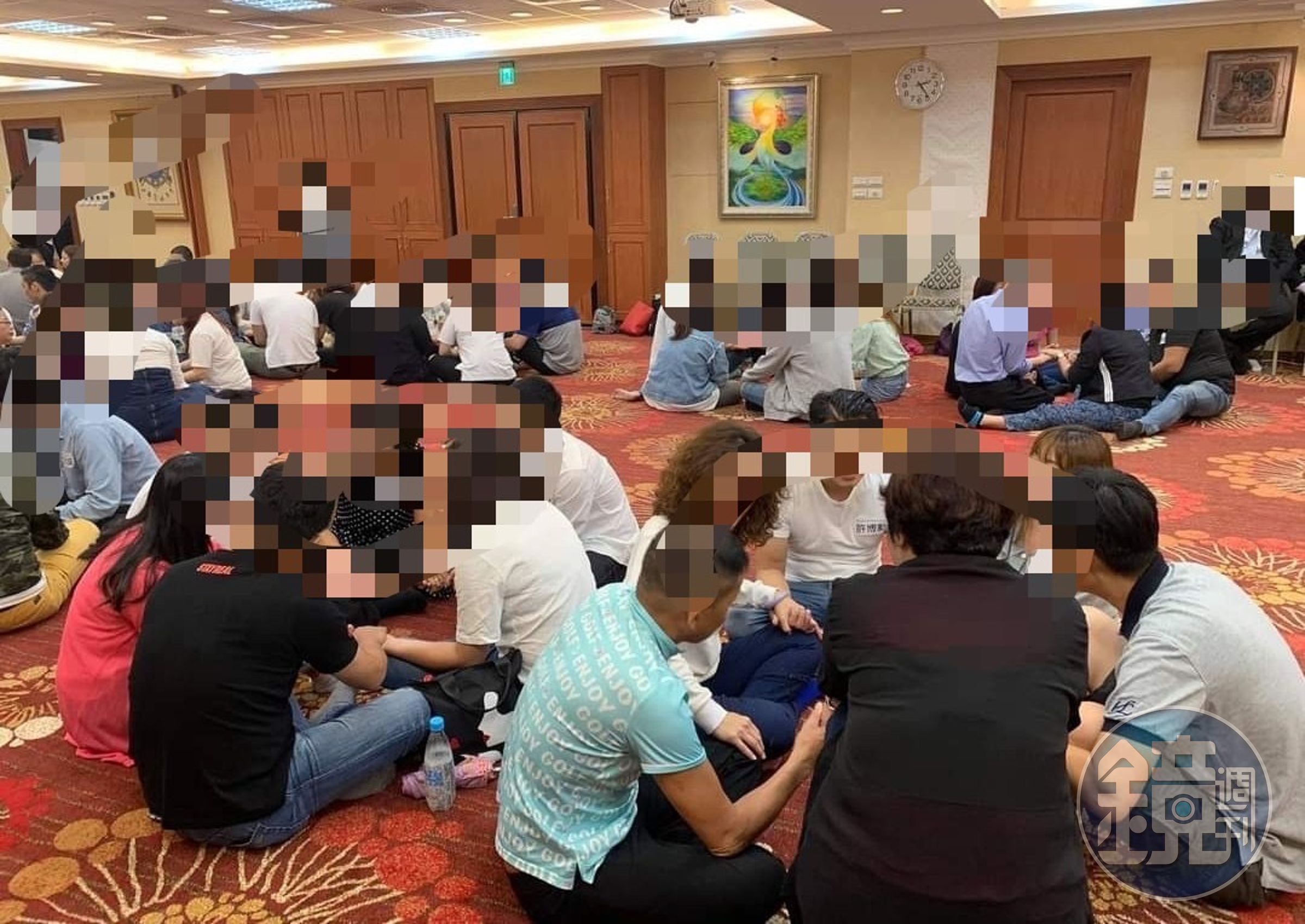 有學員質疑該公司講師未具心理師資格,卻帶領團體心理諮商及治療,已向衛服部檢舉。(讀者提供)