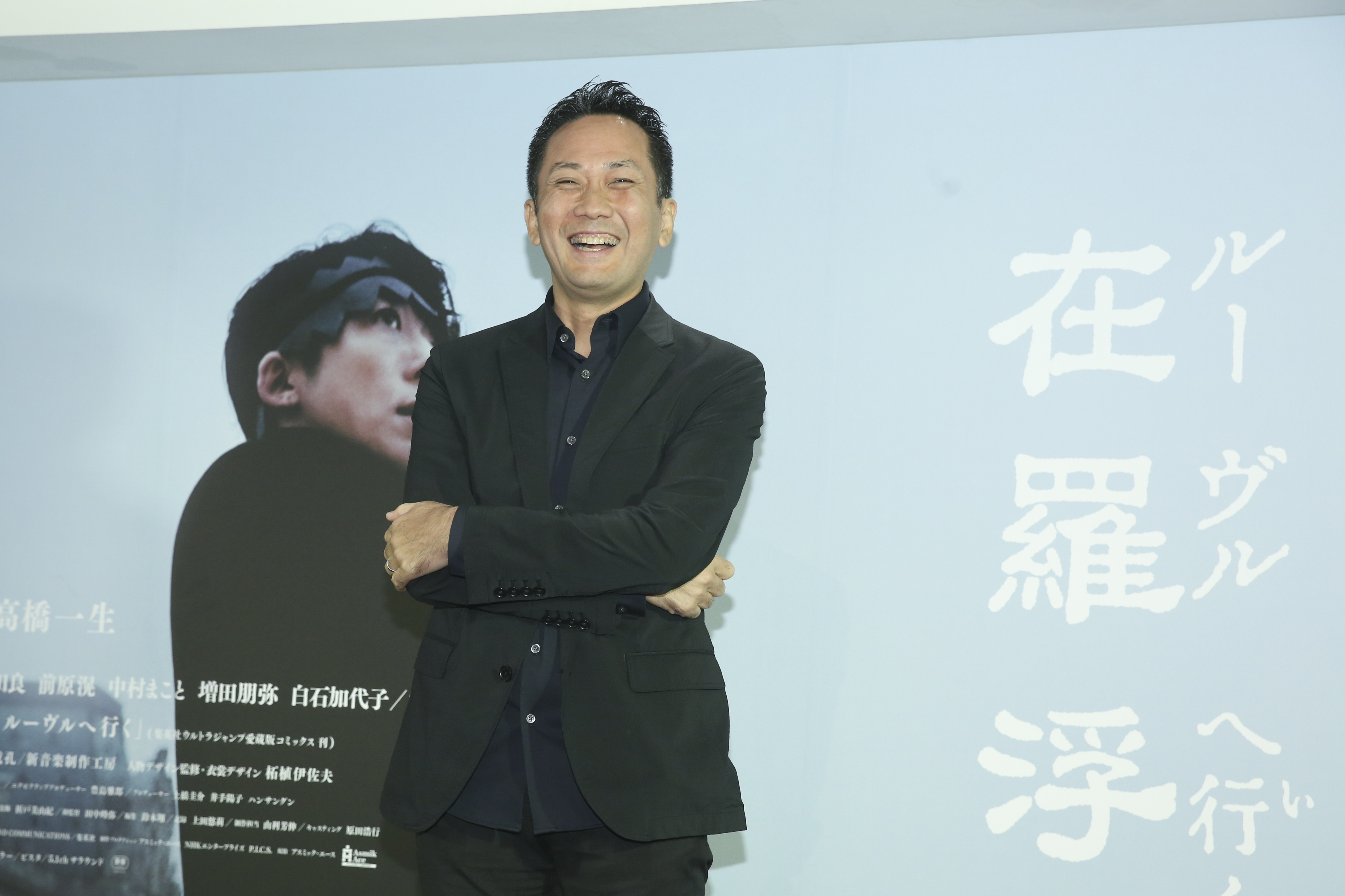 導演渡邊一貴第一次訪台，大吃台灣美食喊好滿足。