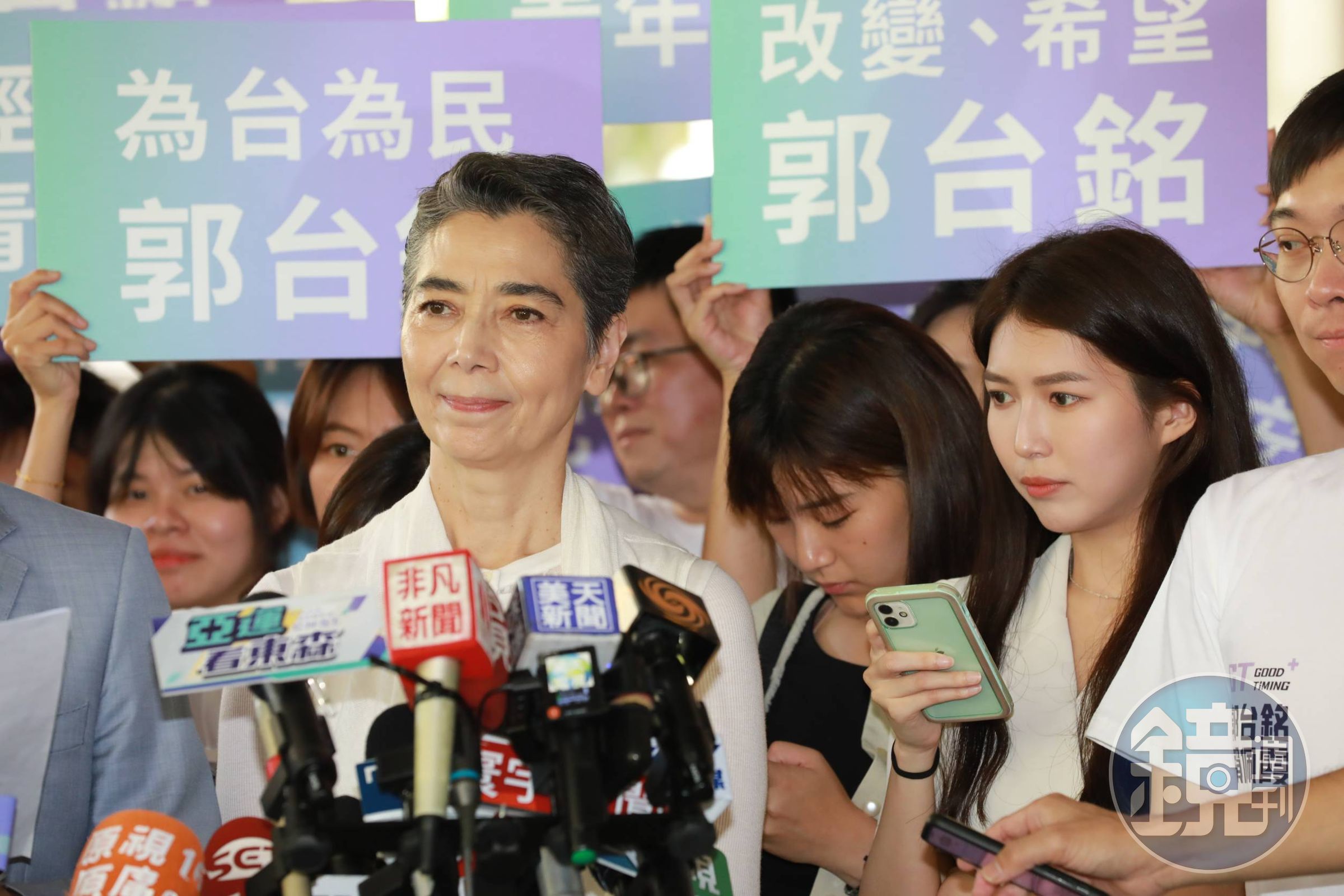 賴佩霞吐露心情是「高潮迭起」。