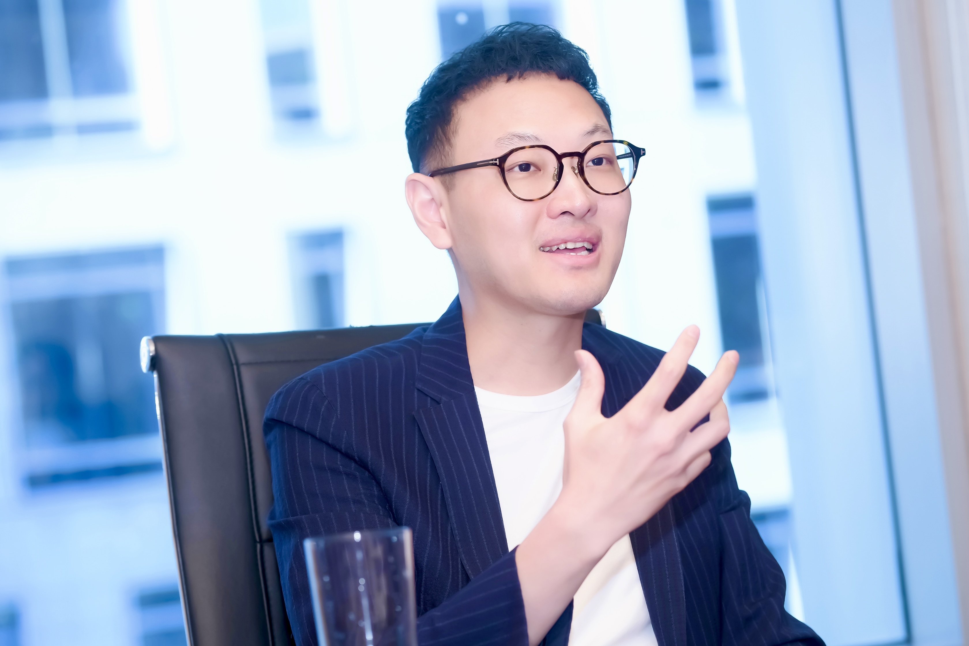 謝安表示，公司以科技立命，並透過研發AI與虛擬人技術，開啟多元收入。（數字王國提供）