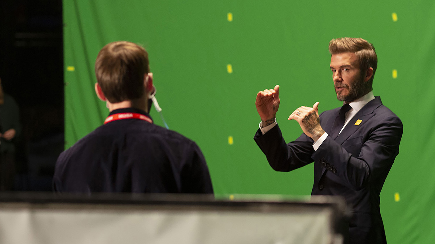 數字王國多年前便投入研發AI跟虛擬人技術,為公司開啟多元收入的道路,圖為虛擬大衛貝克漢。(數字王國提供)