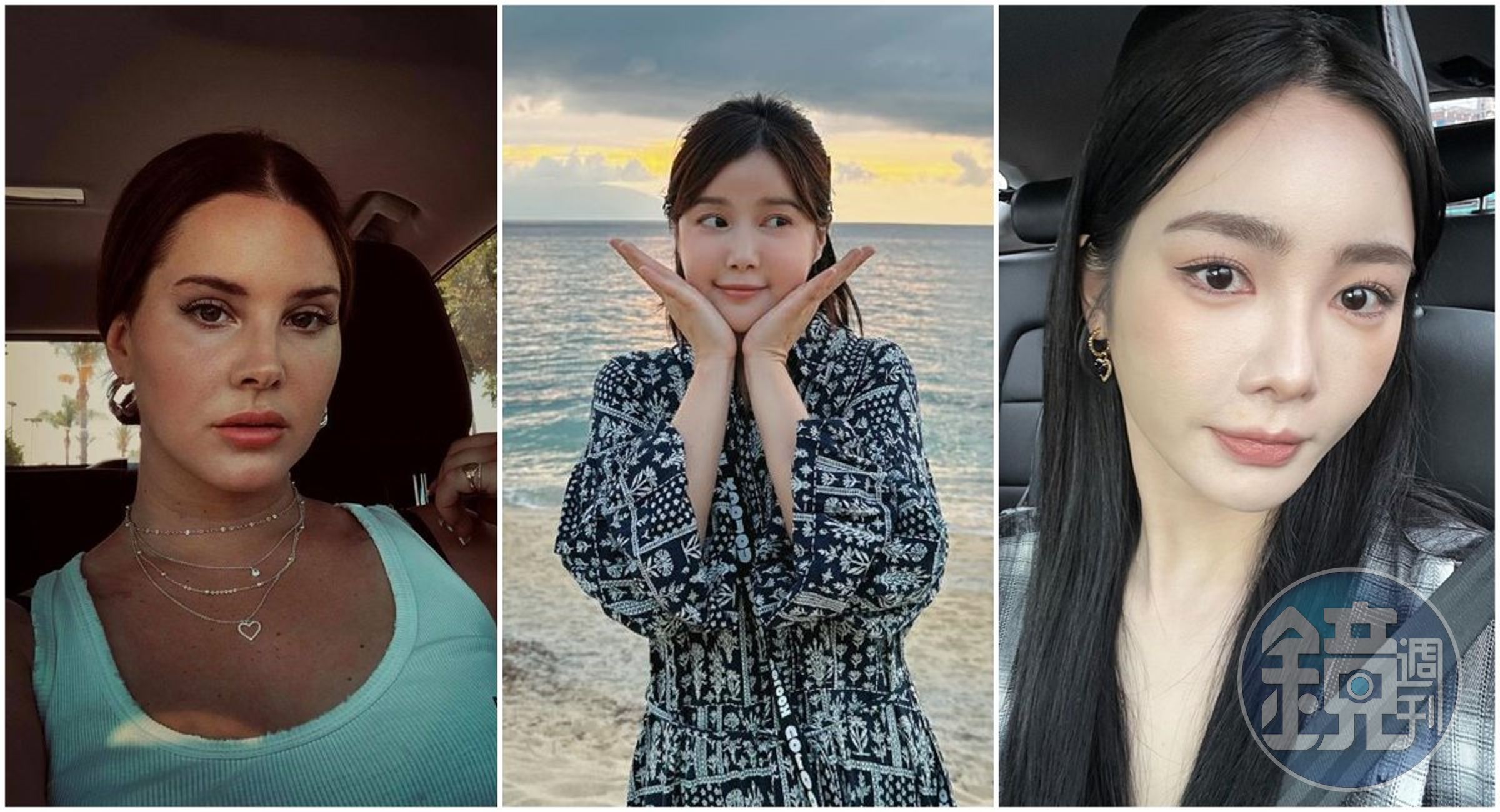 不少女星交往不久就閃婚。（翻攝李佳穎、舒子晨、Lana Del Rey IG）