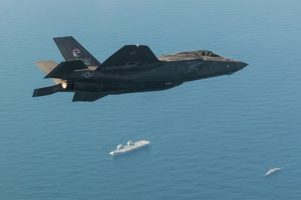 美軍一架F-35B匿蹤戰機在17日失事，飛行員獲救，但至今仍找不著F-35B墜落在何處。（示意圖，非當事戰機。翻攝自美國國防部）