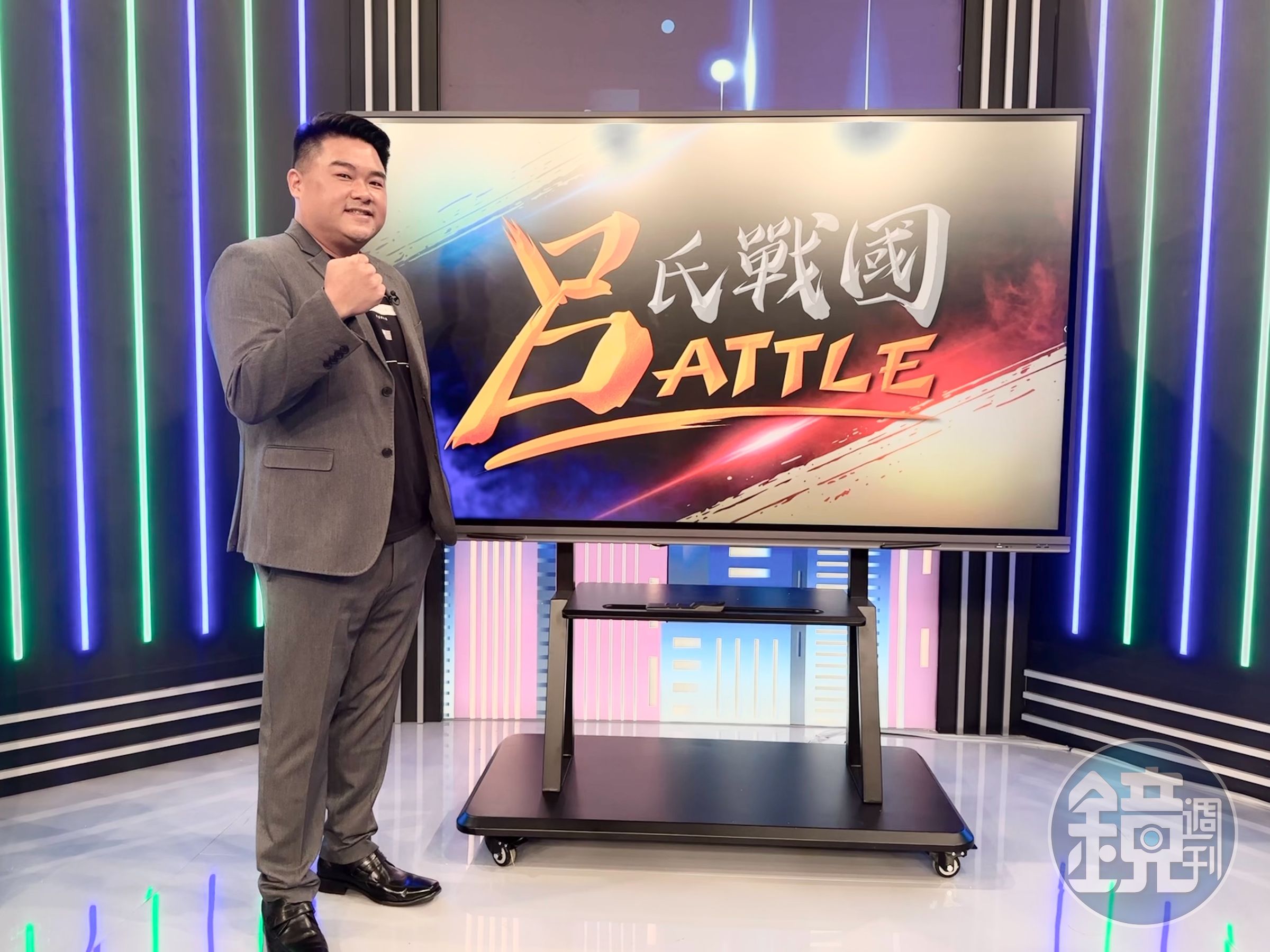呂捷主持辯論節目即將在今晚首播。（華視提供）