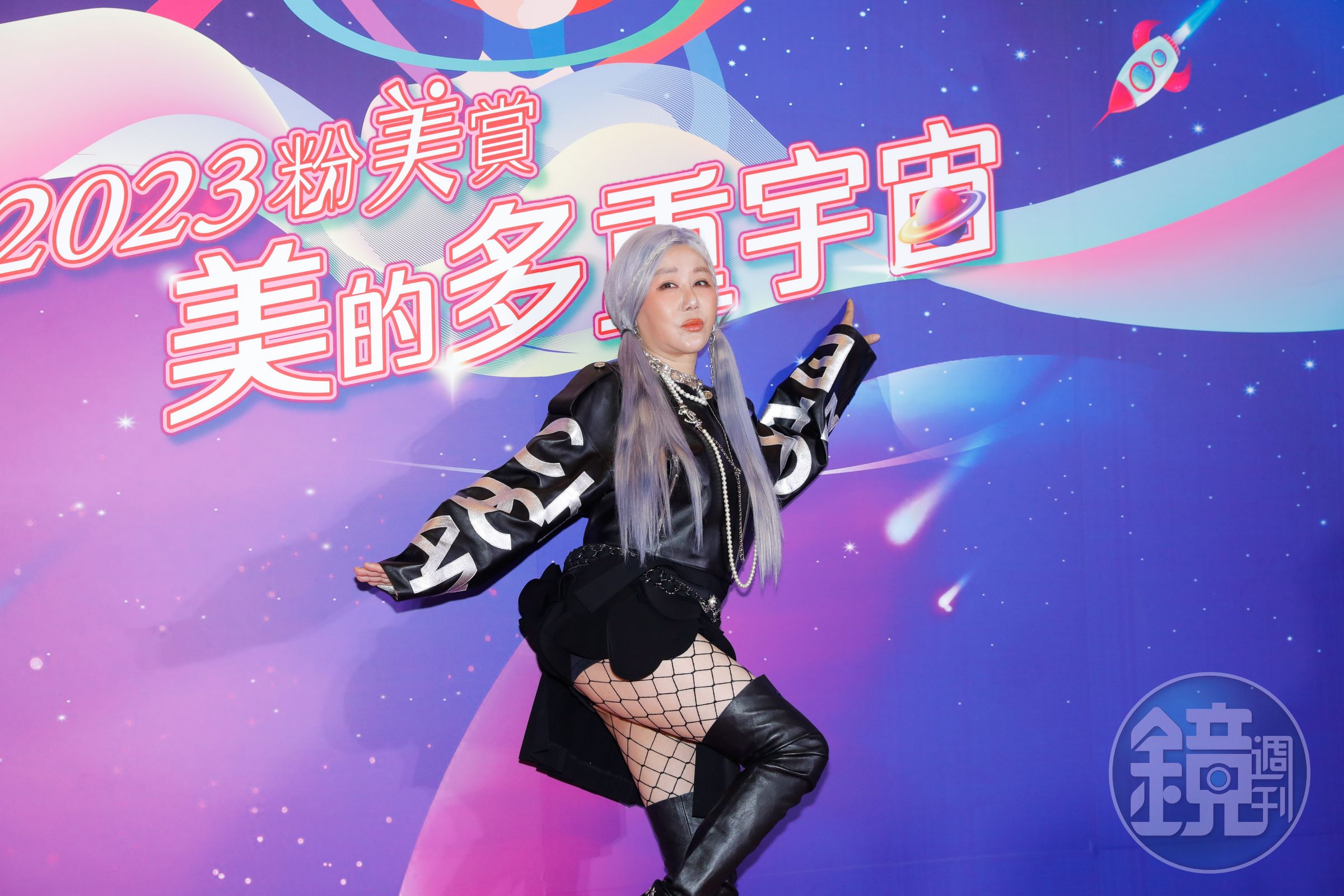 藍心湄出席粉美賞頒獎典禮。