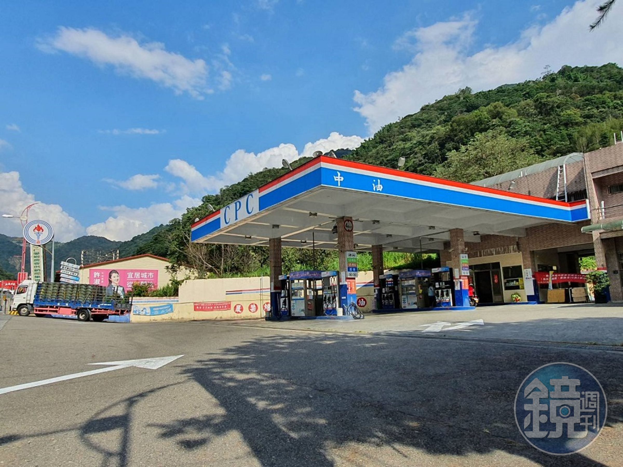 經過業斥資超過500萬元整理，中油聖本篤站已恢復營運。（翻攝台灣中油全球資訊網）