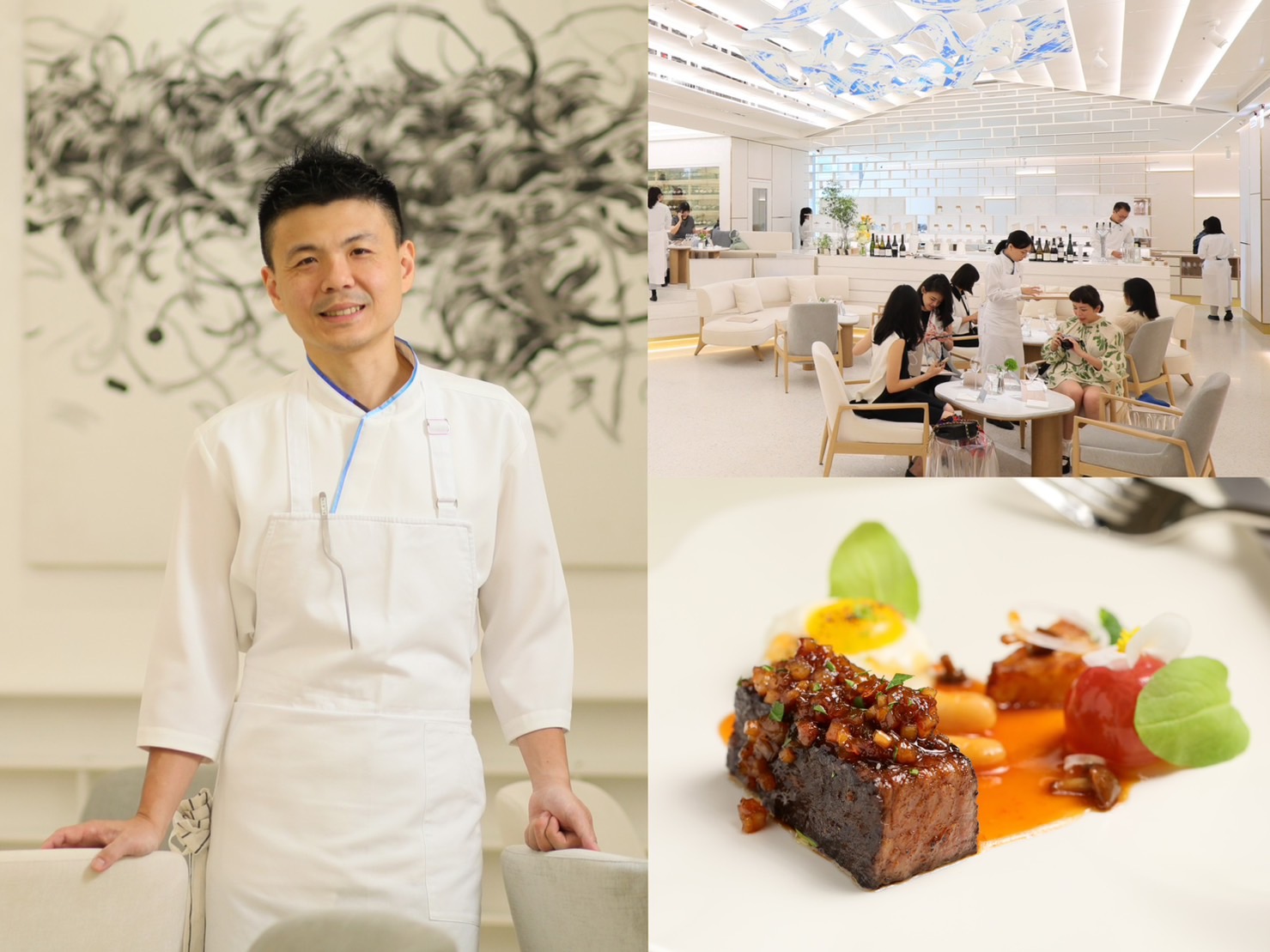 RAW前主廚黃以倫（Alain Huang）打造全新Fine Dining餐廳「A」，地點位於台北東區最新開幕的「Diamond Towers」。