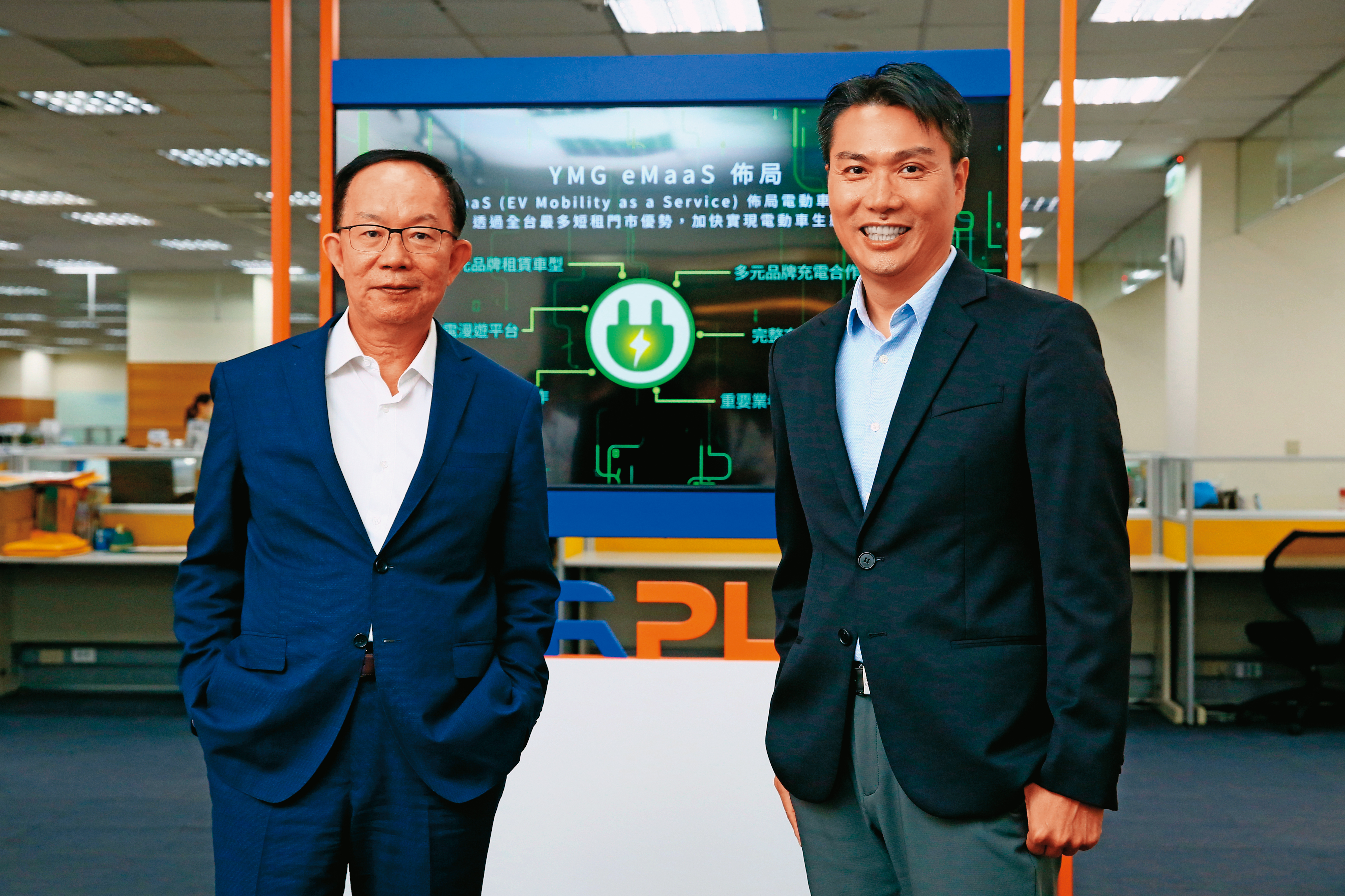 裕隆集團揮軍MaaS移動服務，嚴陳莉蓮派出老臣許國興（左）與新秀林群盛（右）擔綱操盤。