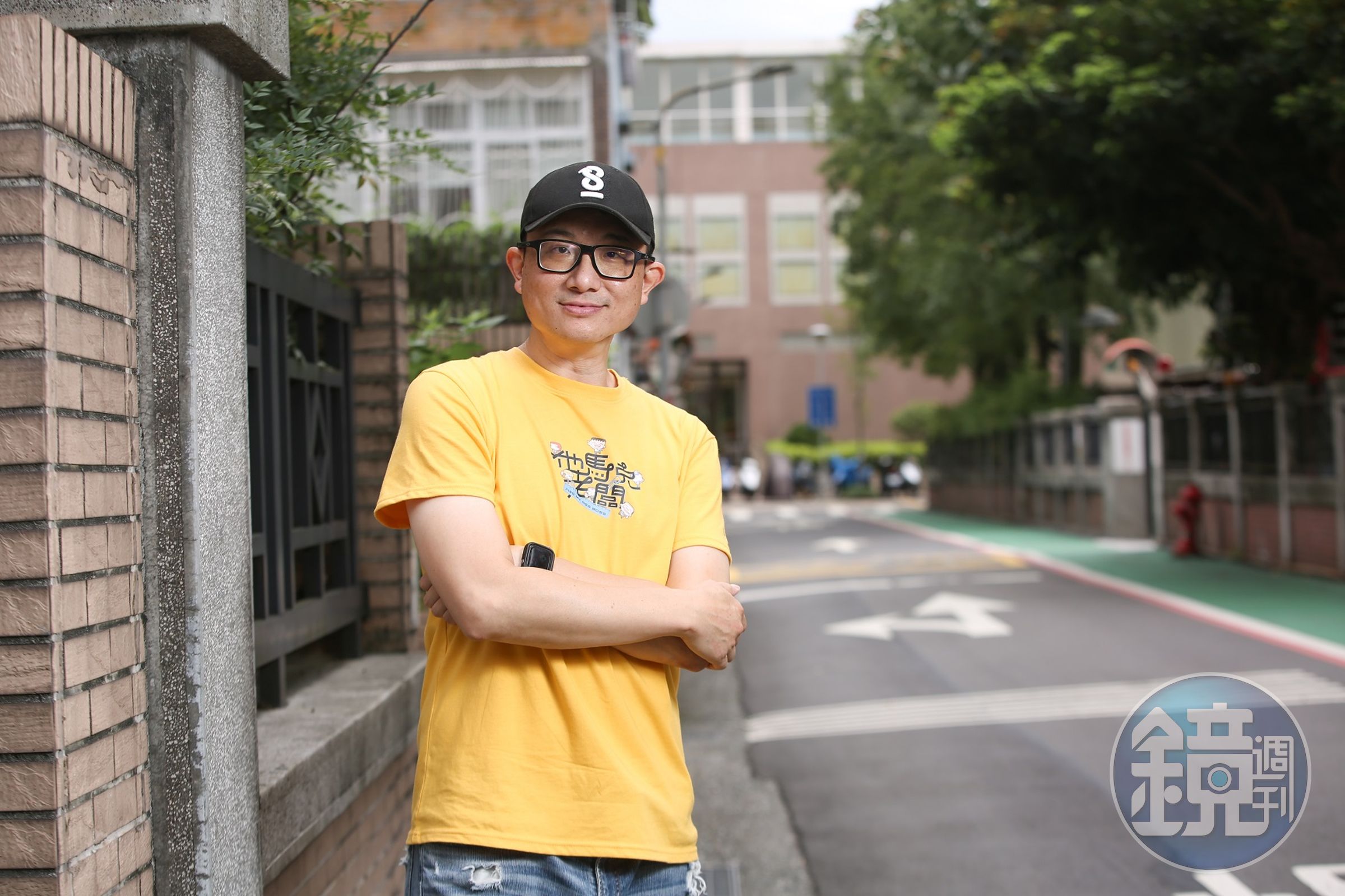 人氣漫畫《我是馬克》原作者馬克客串電影《他馬克老闆》。
