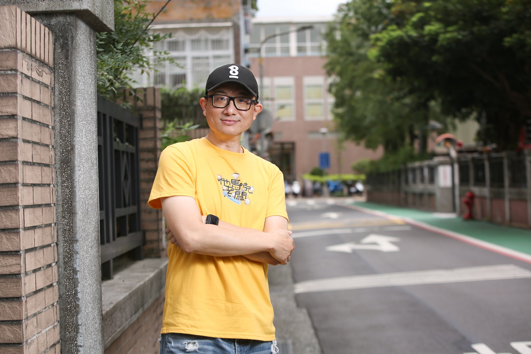 人氣漫畫《我是馬克》原作者馬克客串電影《他馬克老闆》。