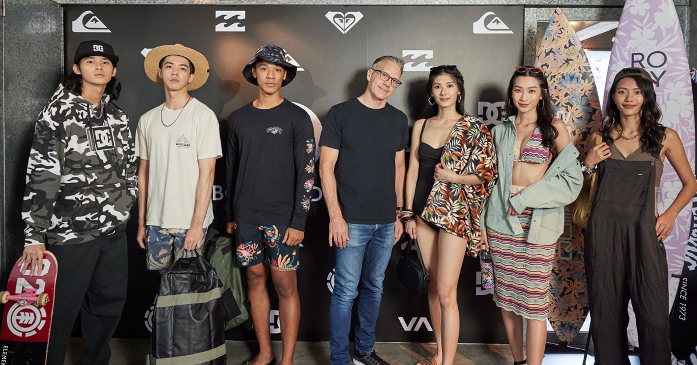 BOARDRIDERS集團旗下擁有QUIKSILVER、ROXY、BILLABONG、RVCA、DC SHOES、ELEMENT等各具風格的品牌,圖中為BOARDRIDERS集團台灣總經理Clayton Wholley。