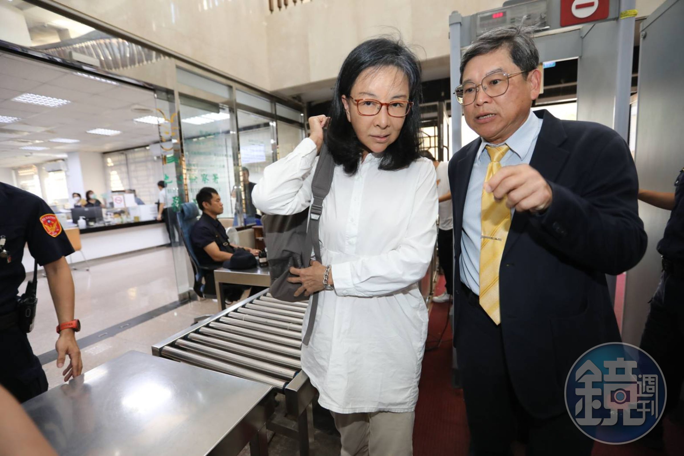 張淑娟今天出庭，期待司法可以替老百姓伸張正義，還給大家安靜的天空。