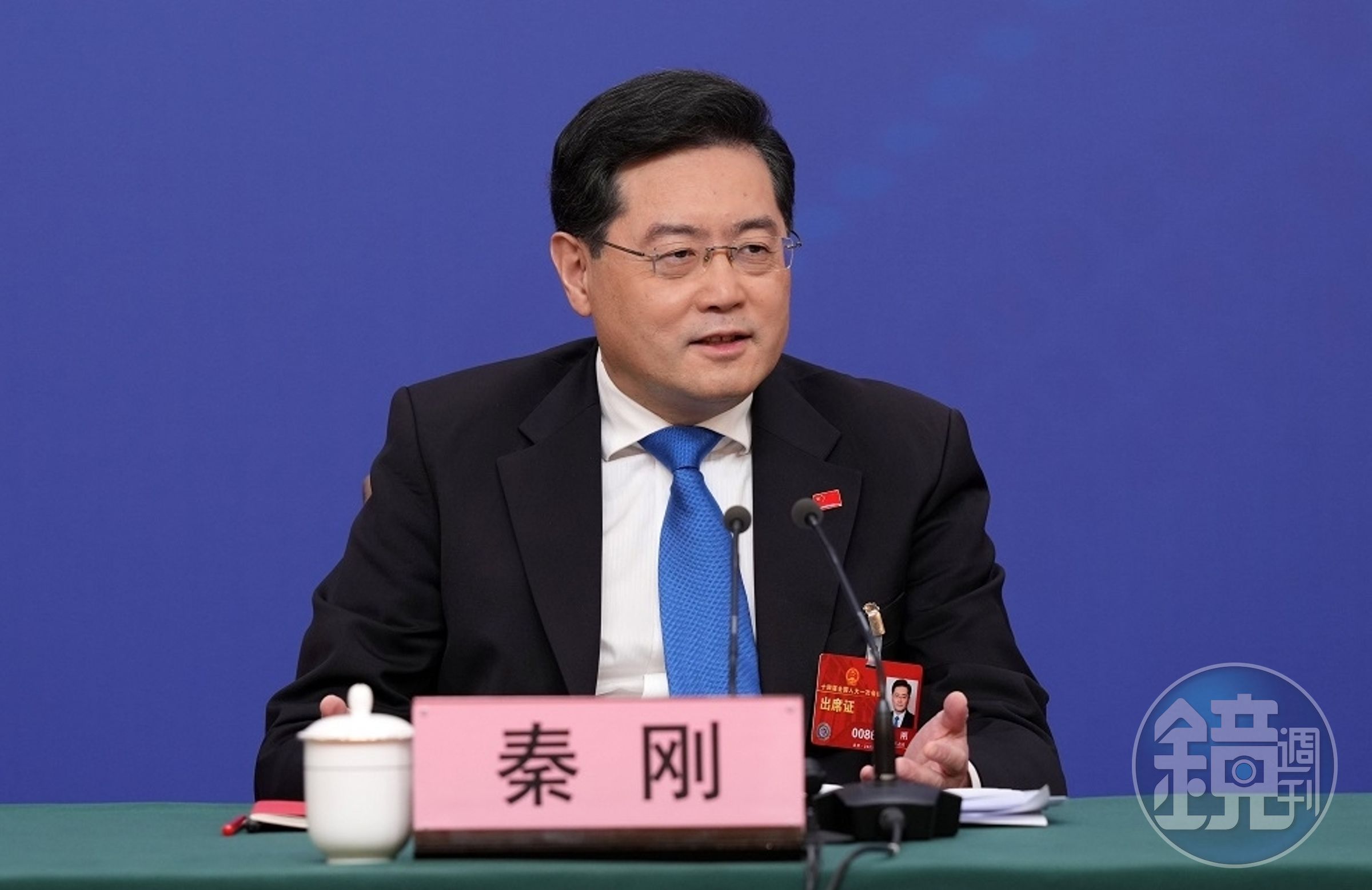 中國前外交部長秦剛無預警遭免職，今傳出真正原因與婚外情有關。（翻攝自新華社）