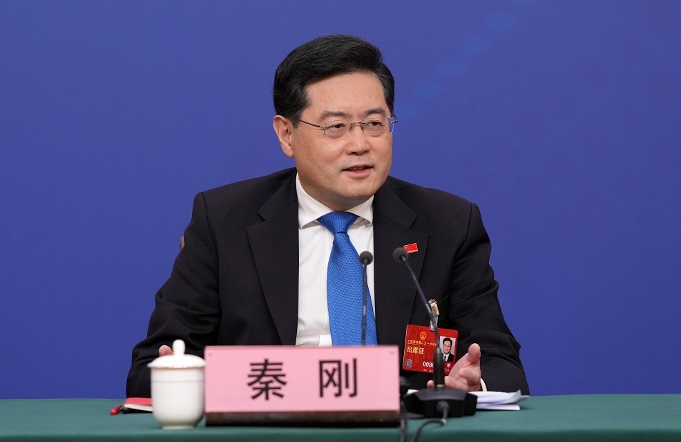 中國前外交部長秦剛無預警遭免職，今傳出真正原因與婚外情有關。（翻攝自新華社）