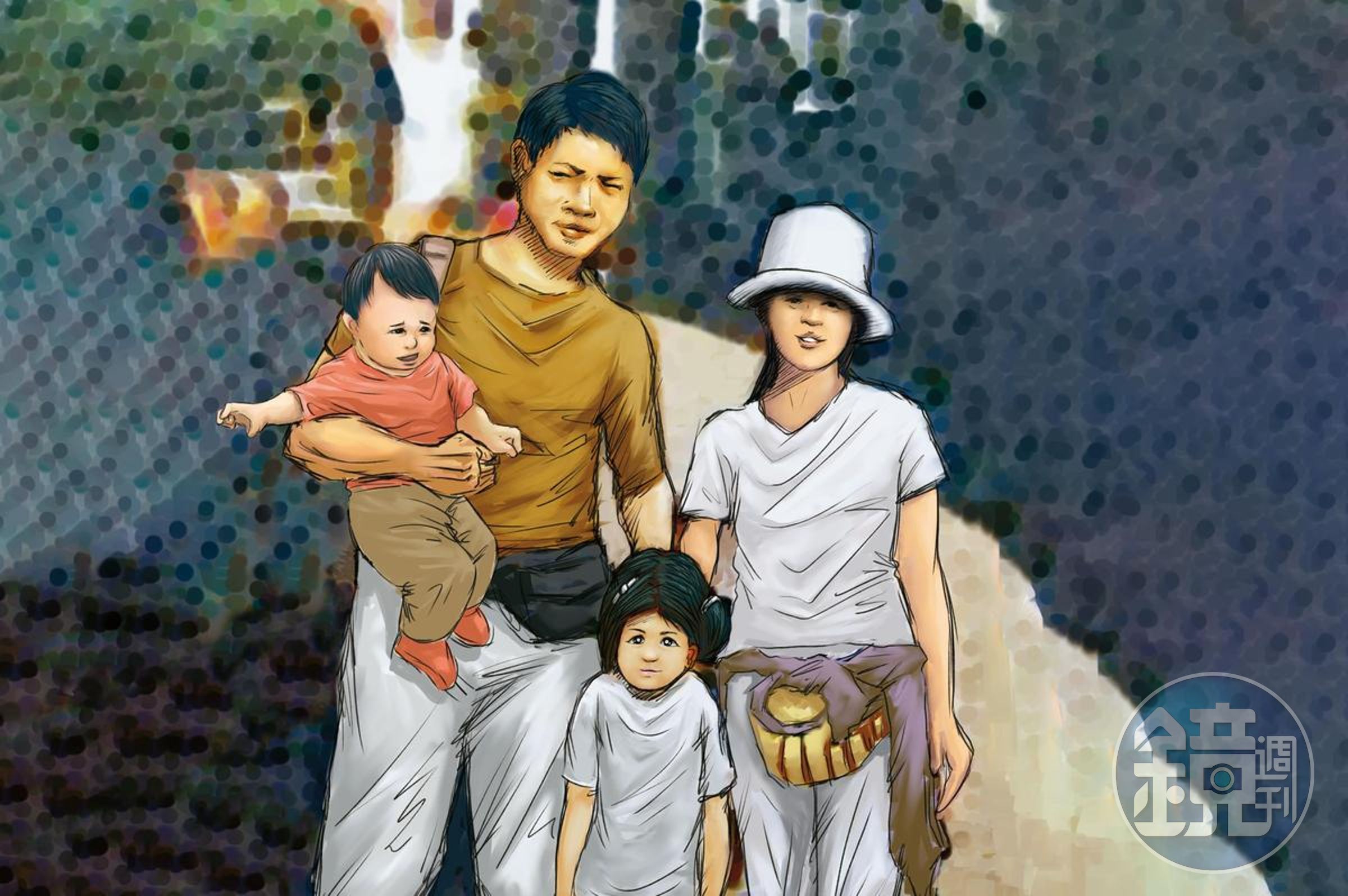 巴黎銀行前經理諸慶2003年遭司法追殺冤判有罪而死,家人還遭司法追殺,檢察總長邢泰釗替他提非常上訴後,今獲最高法院認同。因諸慶恩英年早逝,未留有全家福照,本刊以繪圖方式呈現其當年全家福。