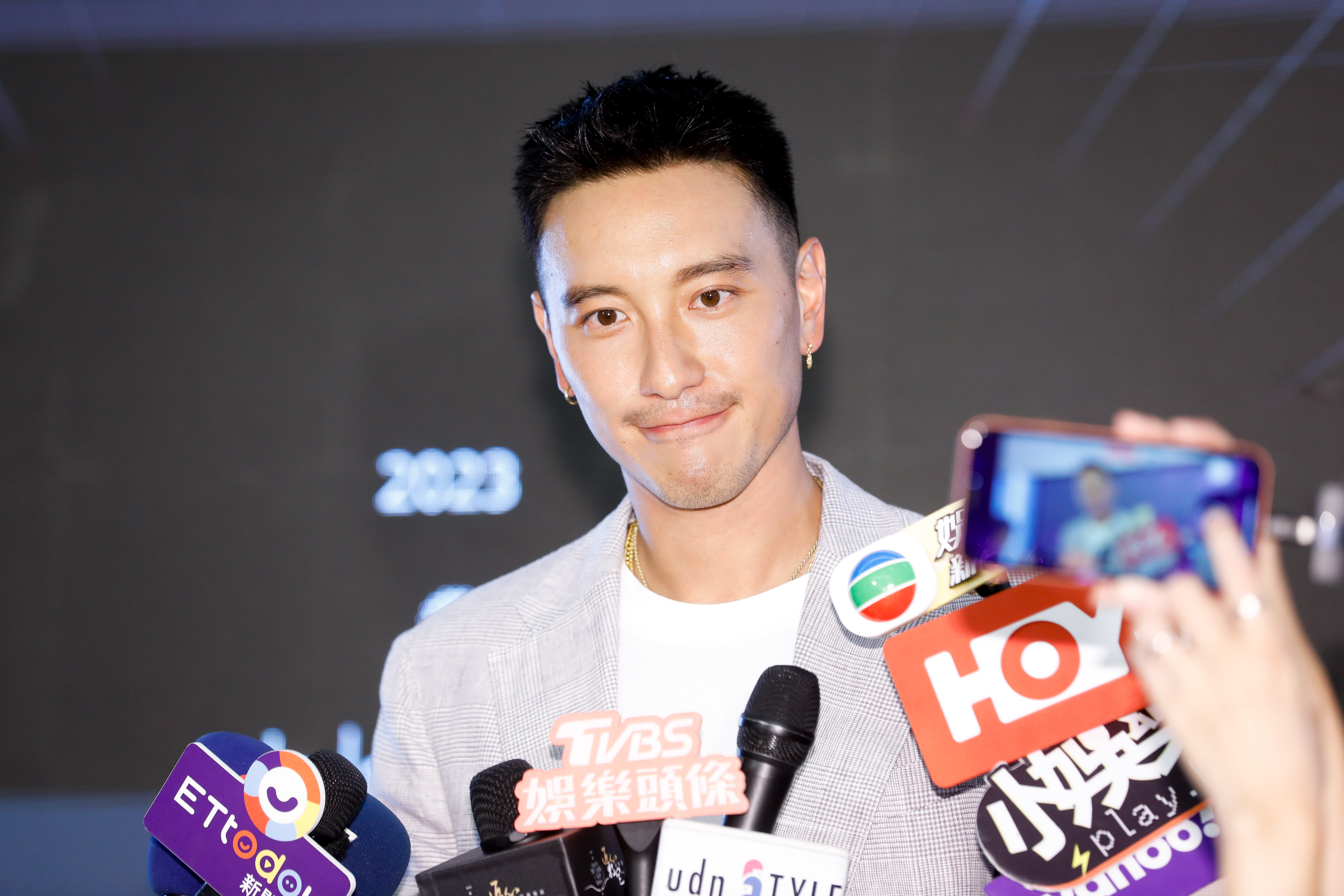 王陽明和蔡詩芸對於婚變口徑一致。