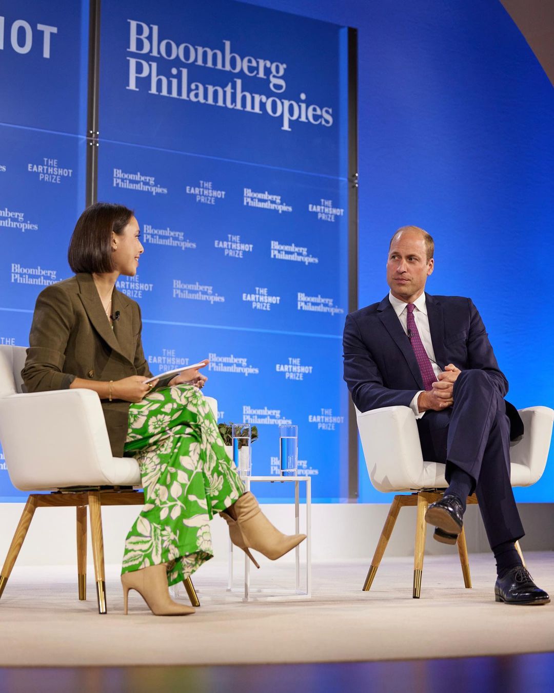 威廉王子參加為地球奮鬥獎峰會。（翻攝princeandprincessofwales IG）