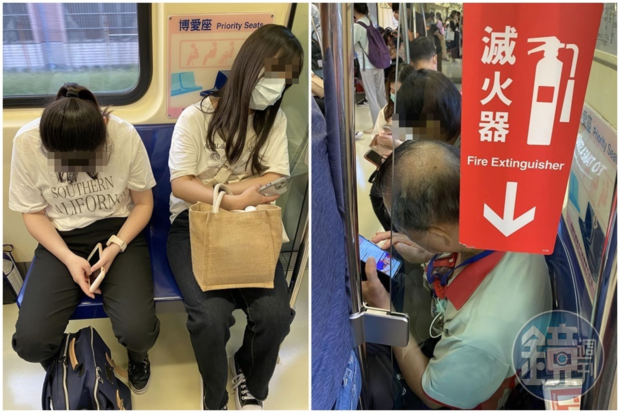 作家李昂不滿北節車廂3名年輕人不願讓出博愛座,憤而在臉書發文公審。(翻攝自李昂臉書)