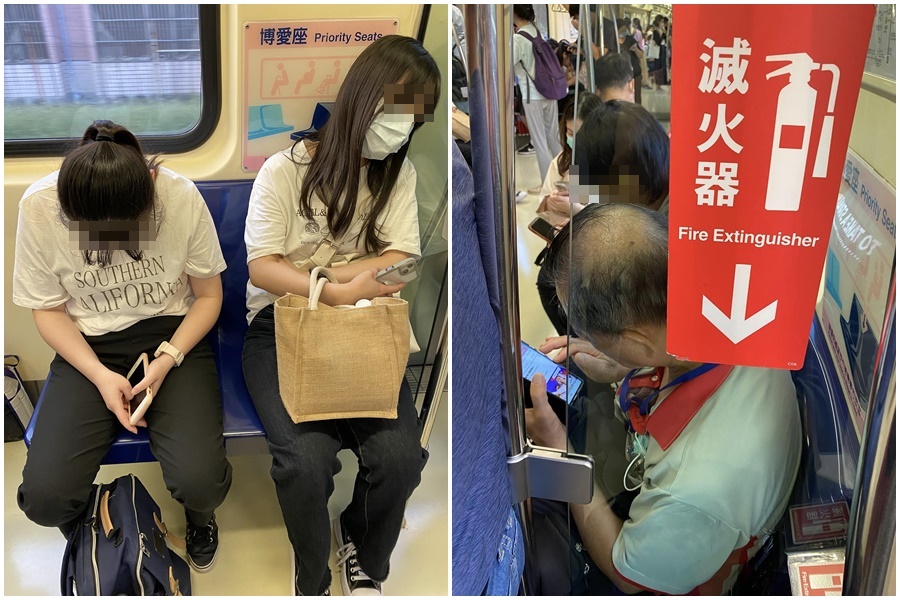 作家李昂不滿北節車廂3名年輕人不願讓出博愛座，憤而在臉書發文公審。（翻攝自李昂臉書）