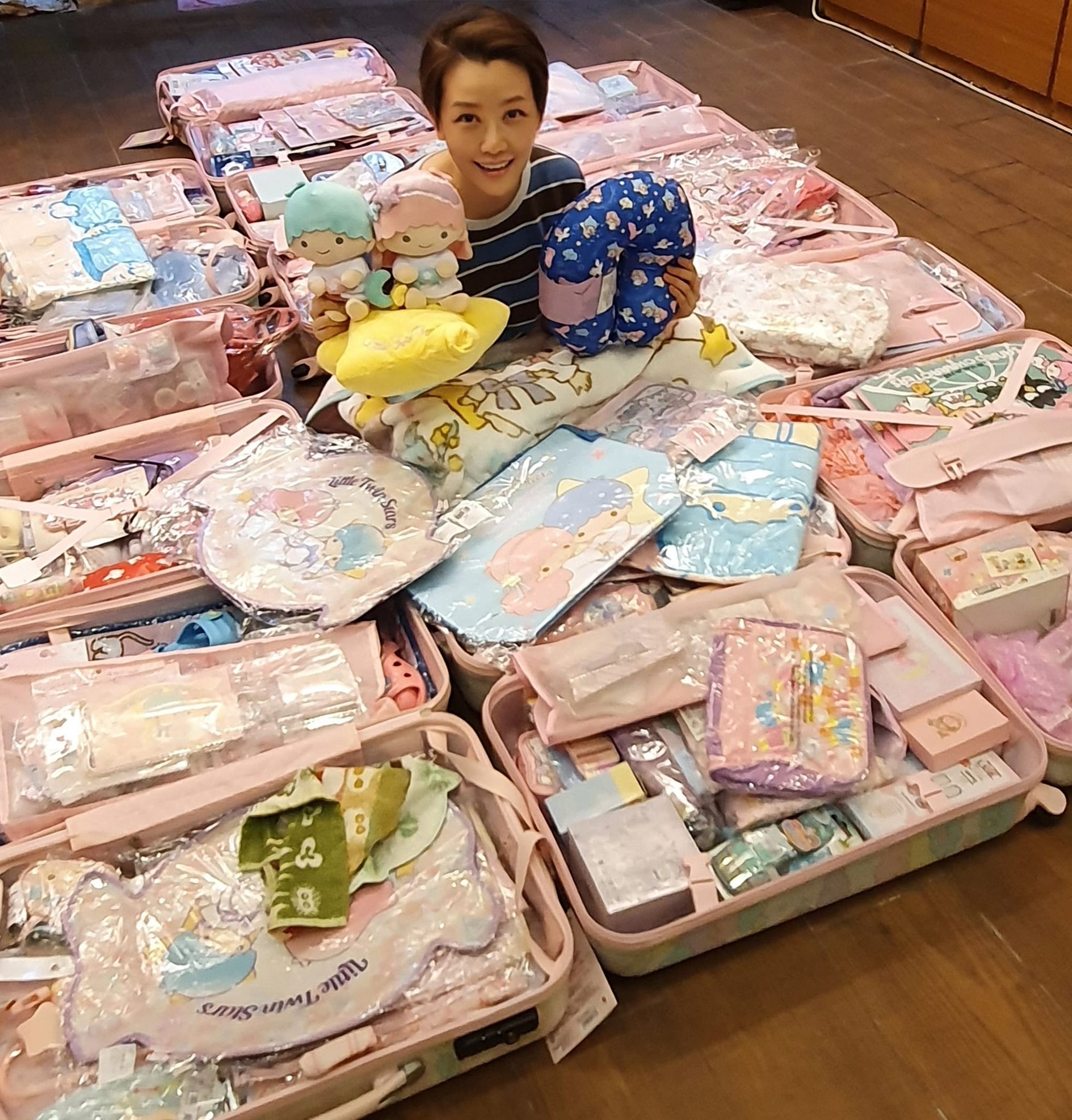 寇乃馨收藏Kikilala雙子星超過十年。（翻攝自寇乃馨臉書）