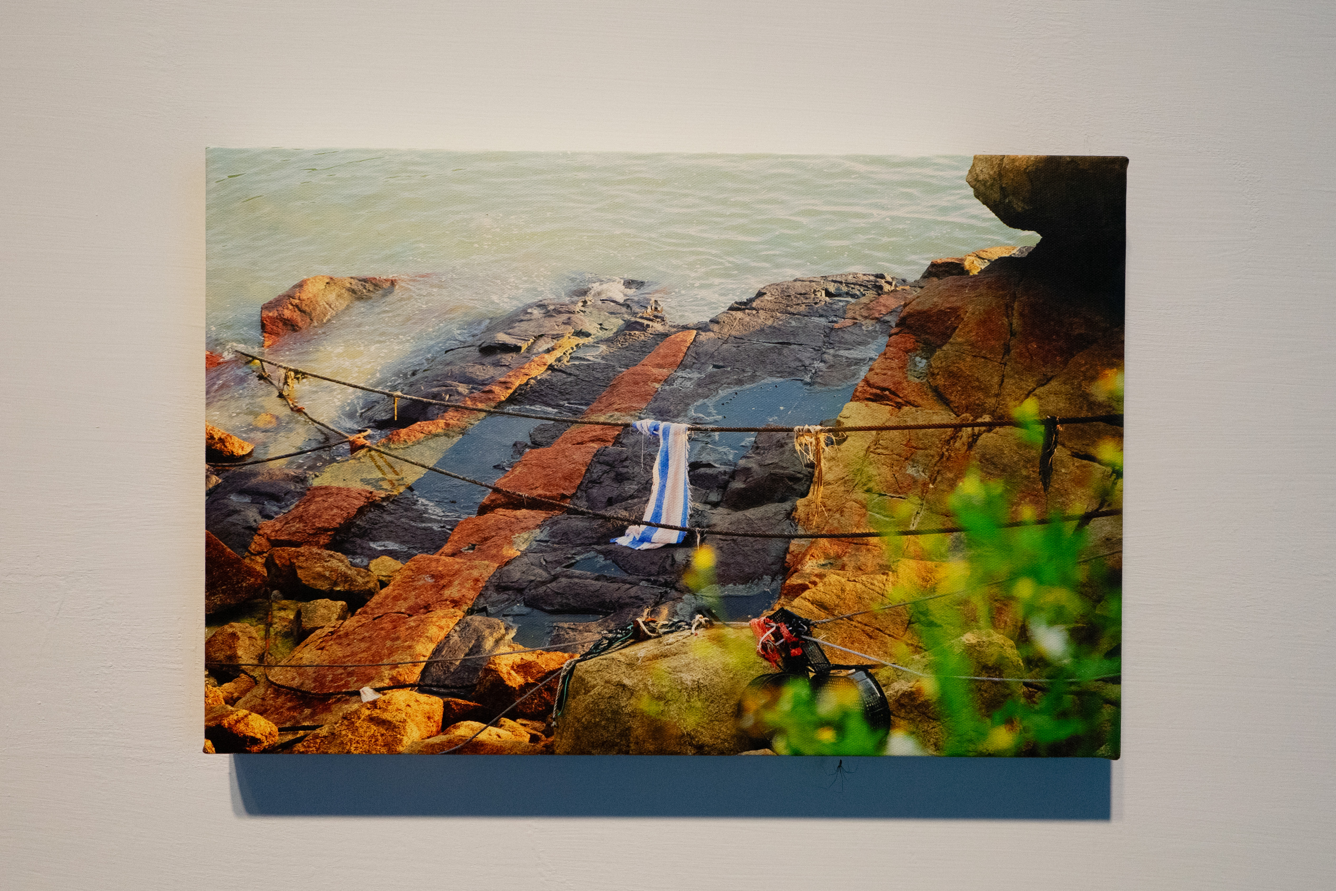 島嶼風景展出陳治旭、劉靜怡（Raito Low）作品《收信快樂》。（文總提供）