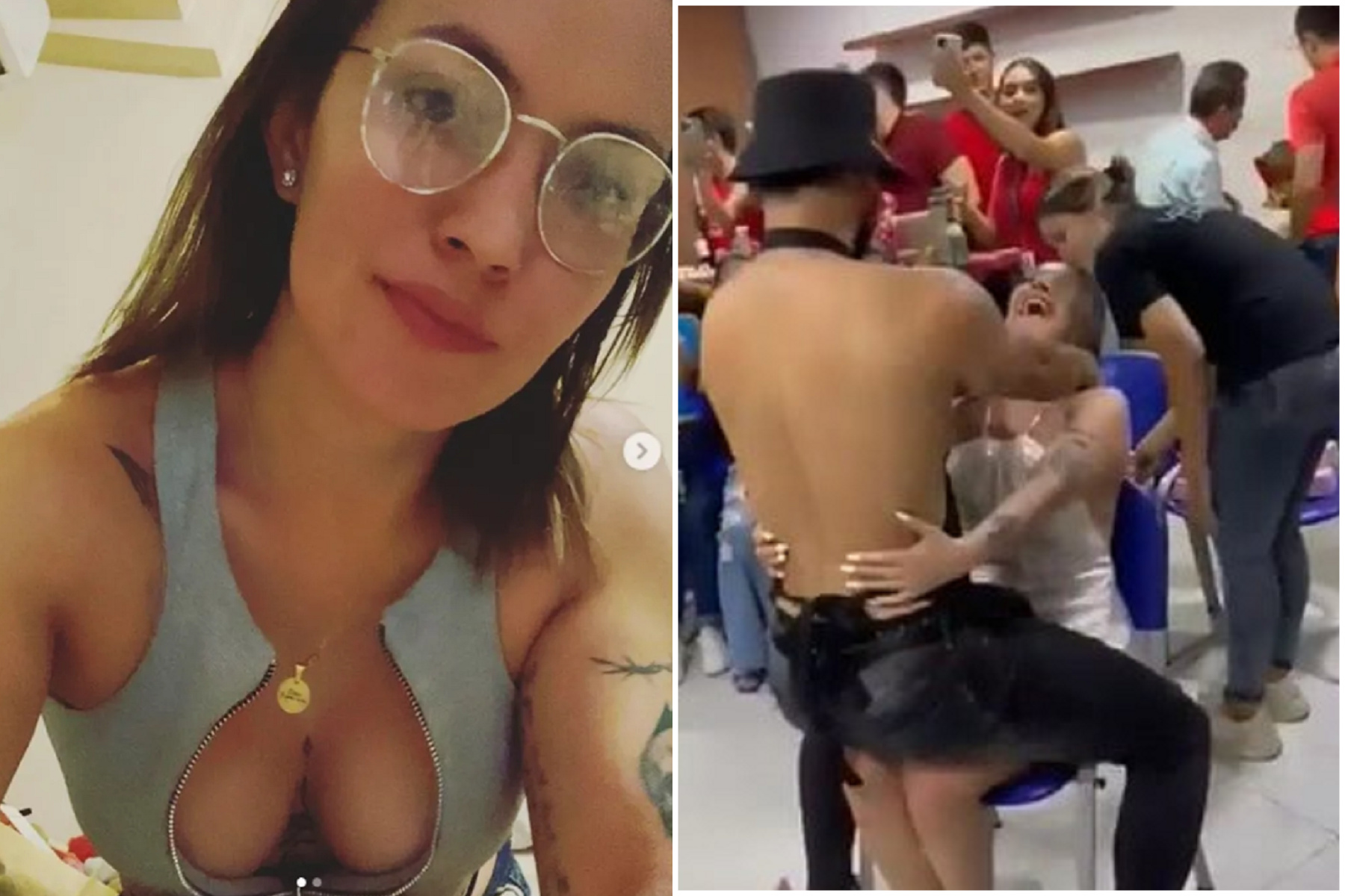 最淫欲女法官再爆爭議！不只半裸開庭，法院內開色色趴狂歡。（翻自IG+infobae.com）