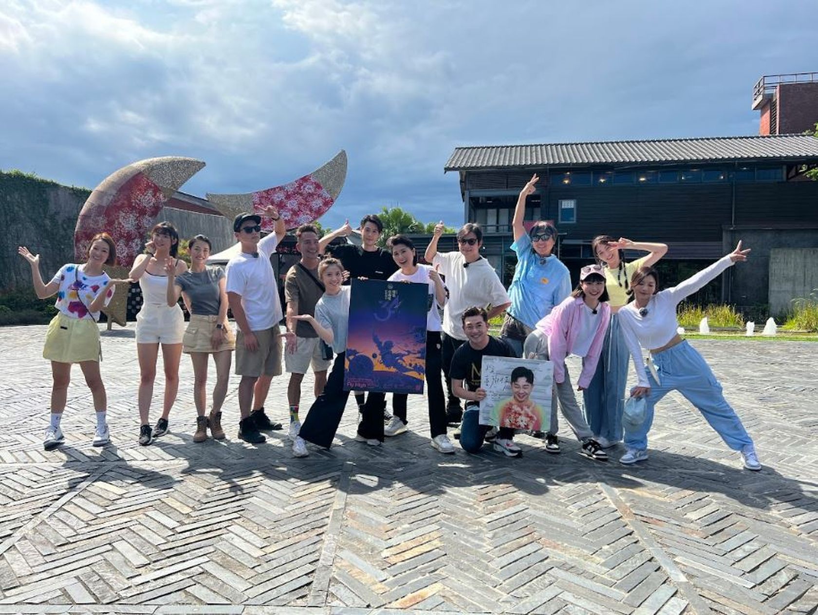 《飢餓遊戲》到台南出外景。（中視提供）