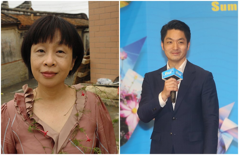 李昂（左圖）搭捷運沒被讓坐，憤怒點名蔣萬安（右圖）有什麼看法。（翻攝李昂臉書、本刊資料照）