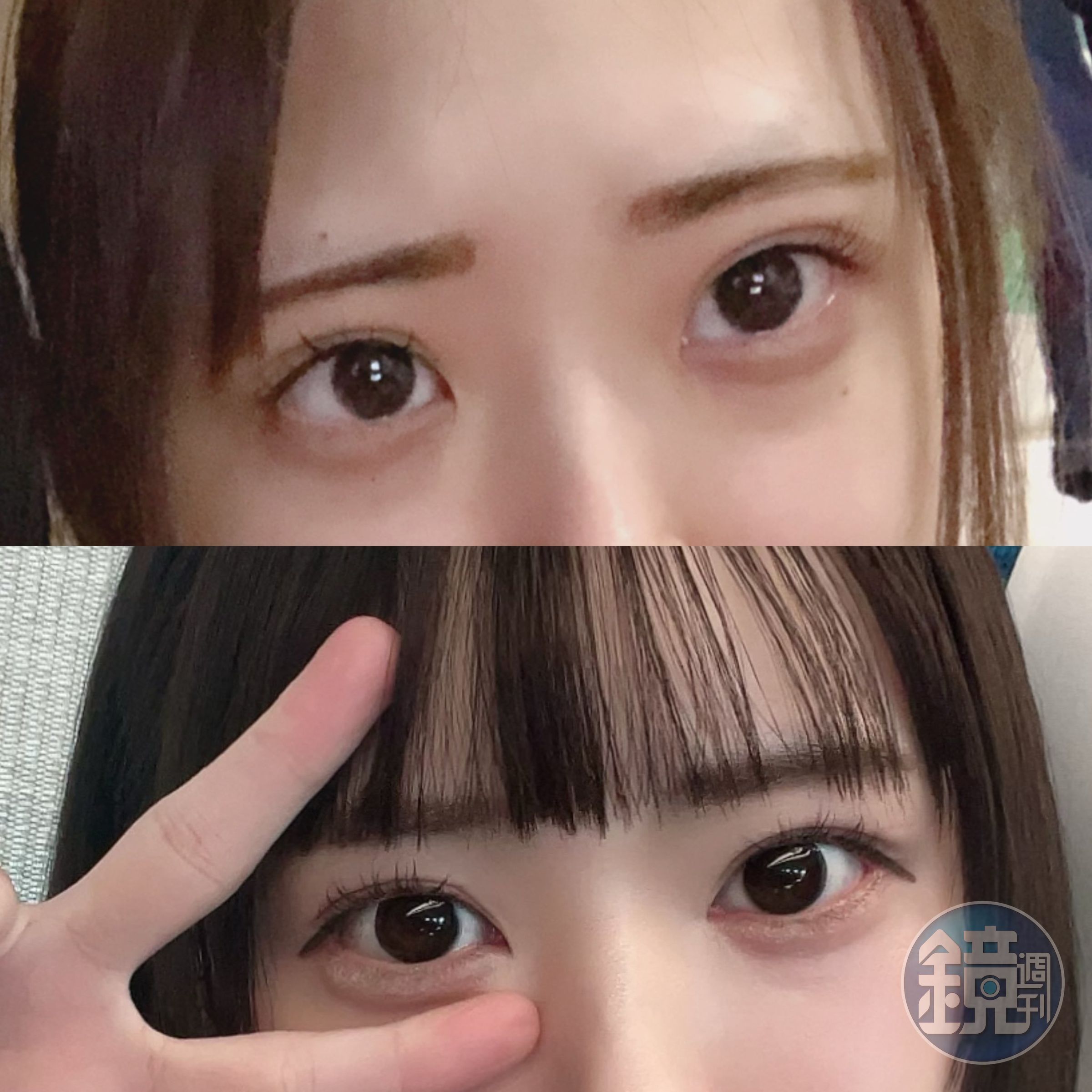 日本一名女子花費至少800萬日圓整形,成功變身成為一名正妹,手術前後照片引起網友熱議。(翻攝自@karinntter推特)