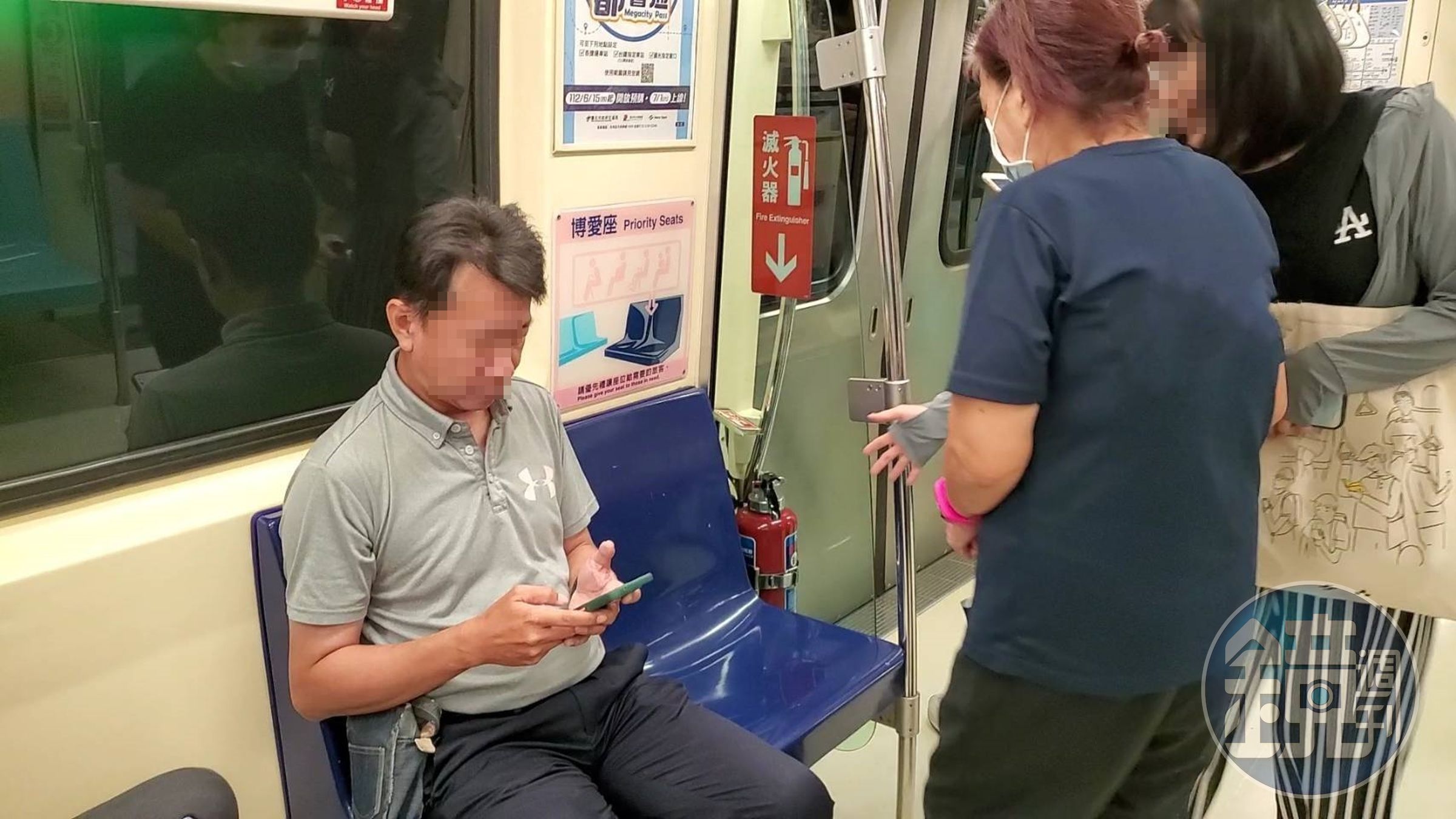 台北捷運公司呼籲旅客發揮同理心協助他人;示意圖。(北捷提供)