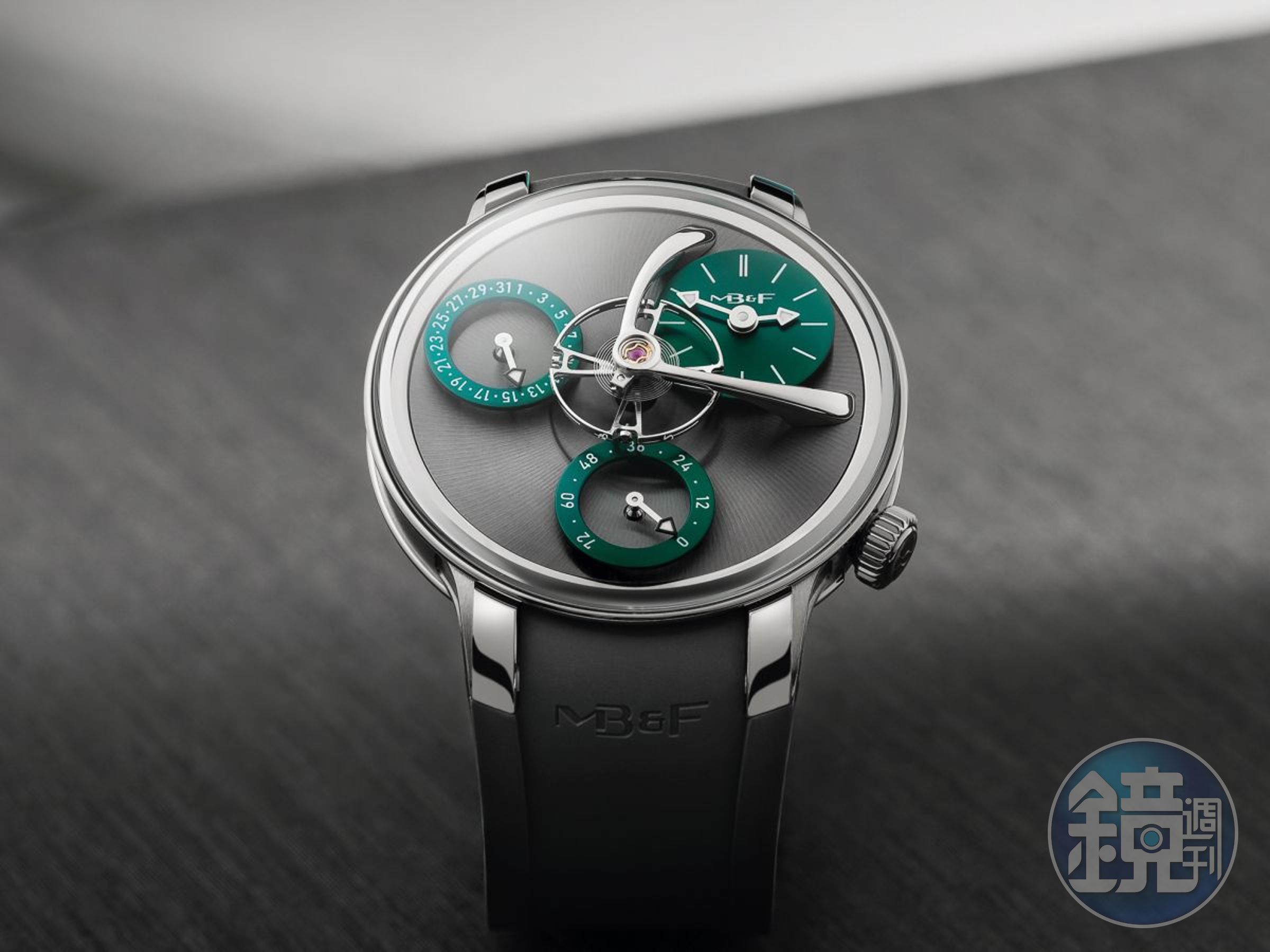 為紀念與台灣葳鑠公司的深厚情誼，以及台北 MB&F Lab 改裝開幕，品牌特別製作20只「台北版」限量錶，台灣獨賣。採用五級鈦金屬錶殼配以灰黑色主夾板，以及「跑車綠」錶盤，讓「分離式擒縱系統」的特殊外型看起來優雅而且沉穩。定價約NT$3,200,000（限量20只）。