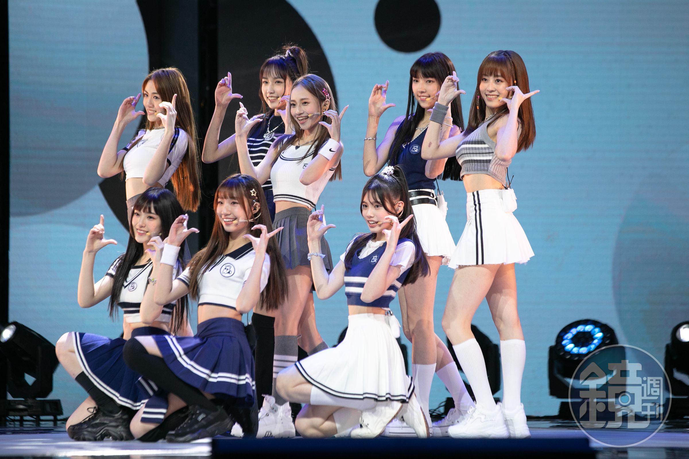 「iNKODE」到《未來少女》錄製現場觀察少女表現,對「幽靈水晶」以及「日光之橙」其中幾位表演印象深刻。(踢帕娛樂提供)