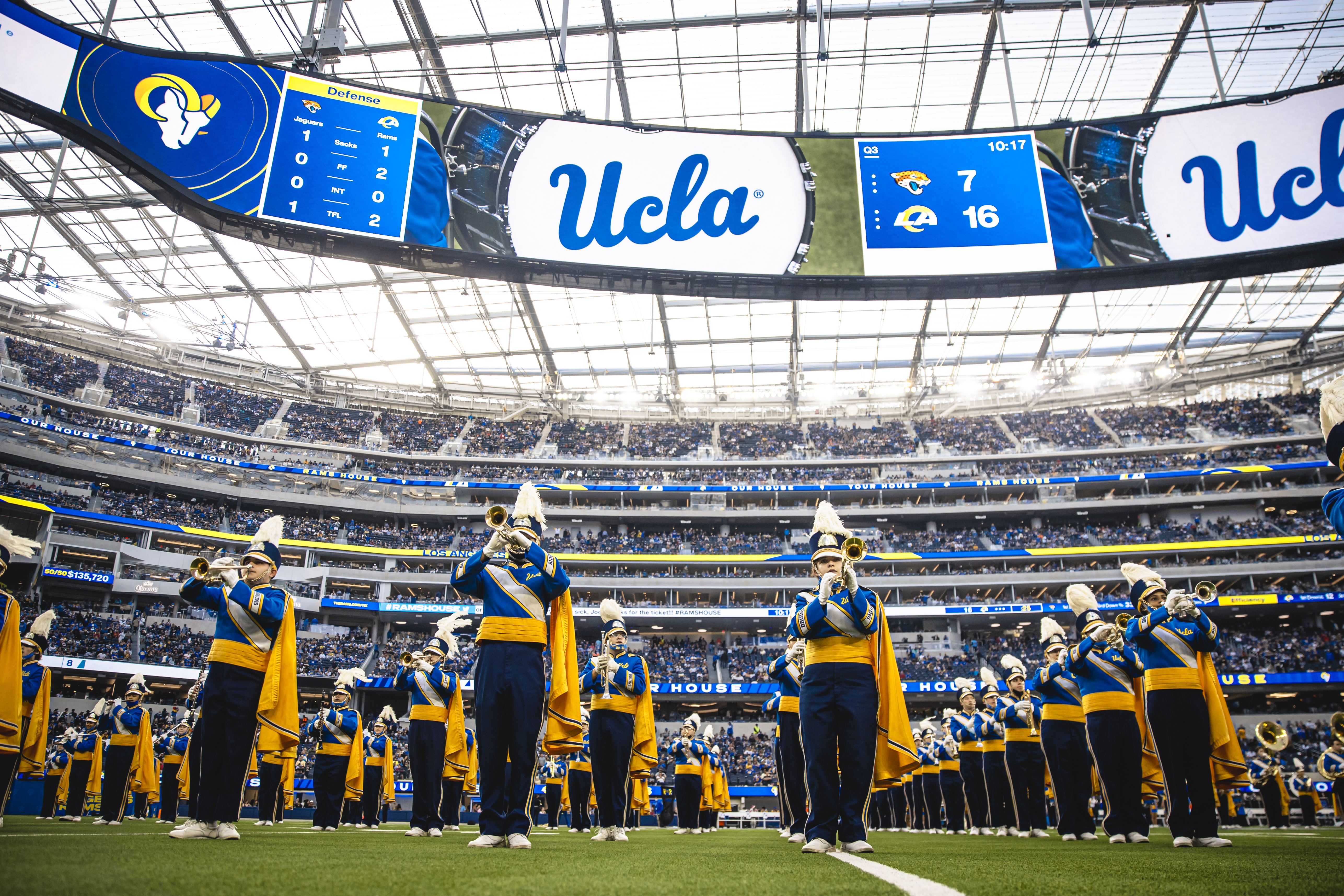 UCLA棕熊行進樂隊將在國慶大會演出。（文總提供）