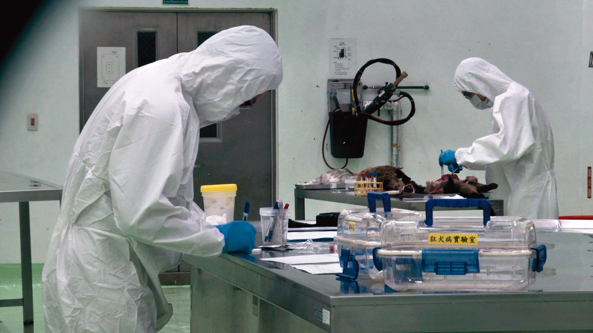《不能戳III》聚焦國家動物傳染病檢驗實驗室等實驗室生物安全規範。（公視提供）