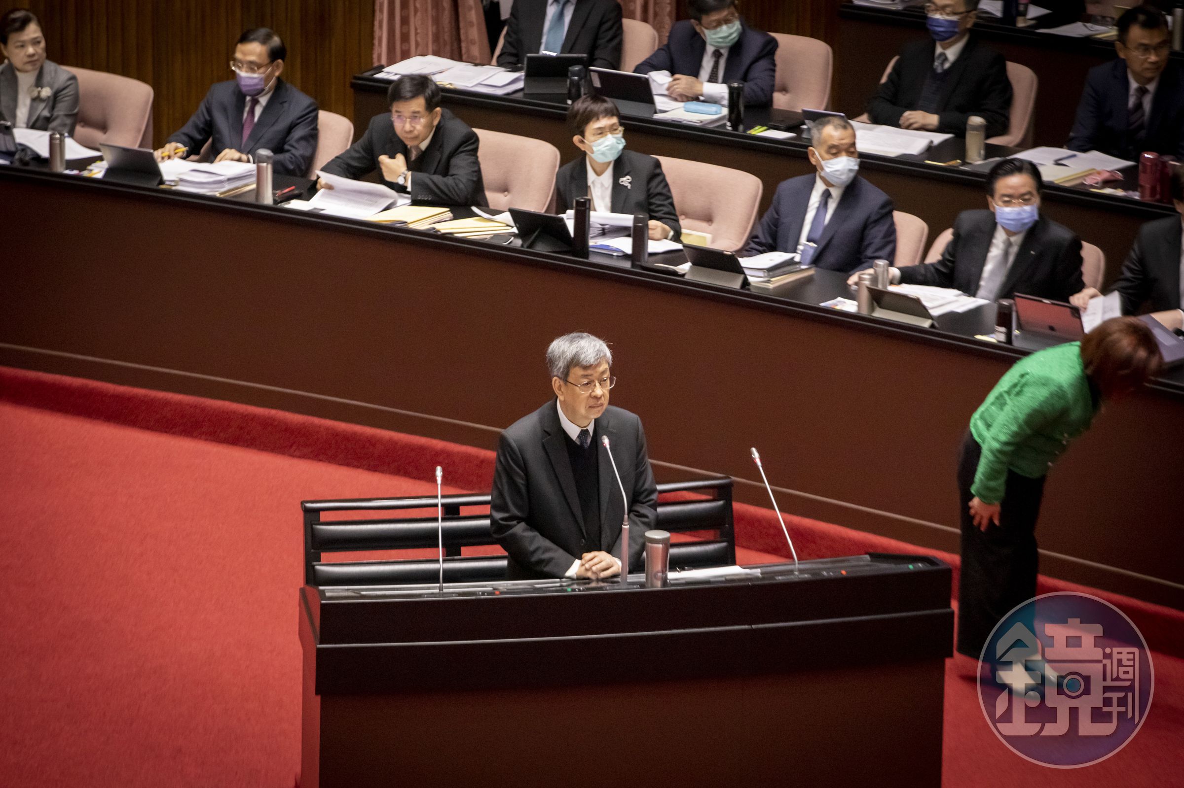 行政院長陳建仁今（23日）被問明揚大火調查報告何時出來時，表示預估一個禮拜，但還不敢確定。（本刊資料照）