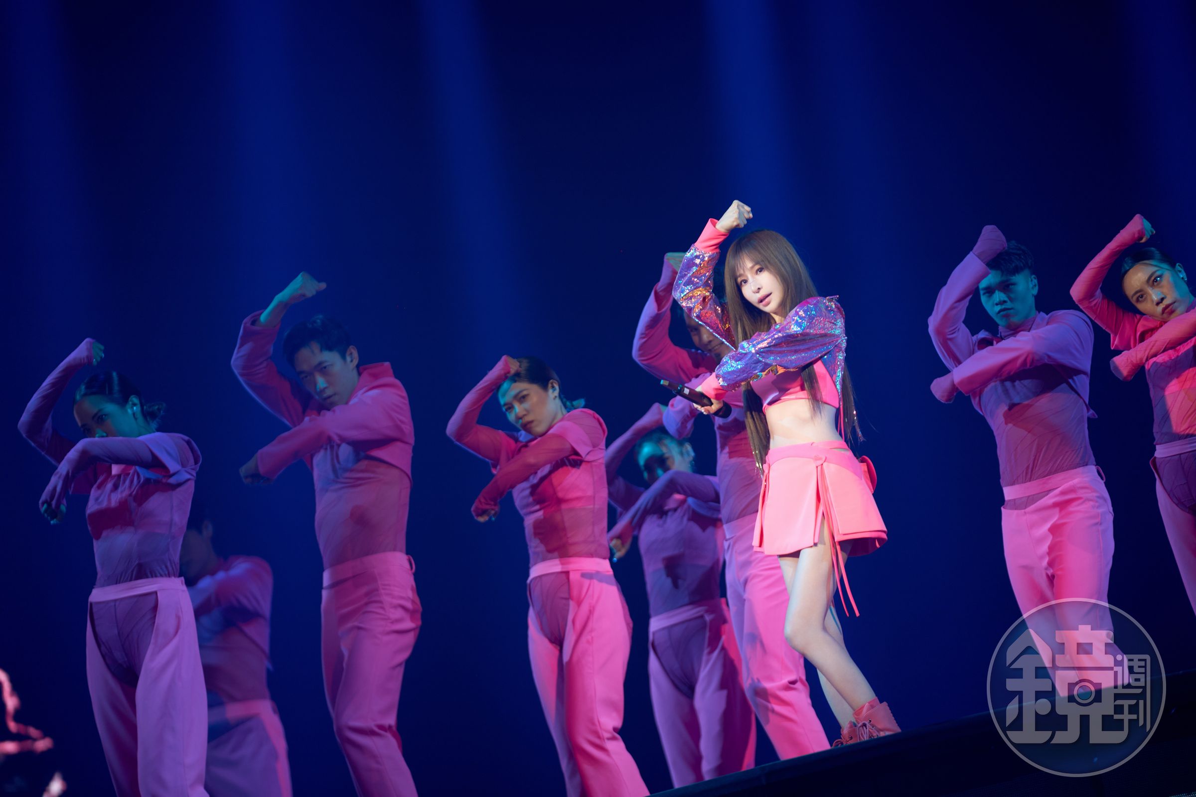Cyndi王心凌全新系列「2023輝葉按你 王心凌SUGAR HIGH世界巡迴演唱會」，一連兩天在台北小巨蛋登場，（天晴娛樂提供）
