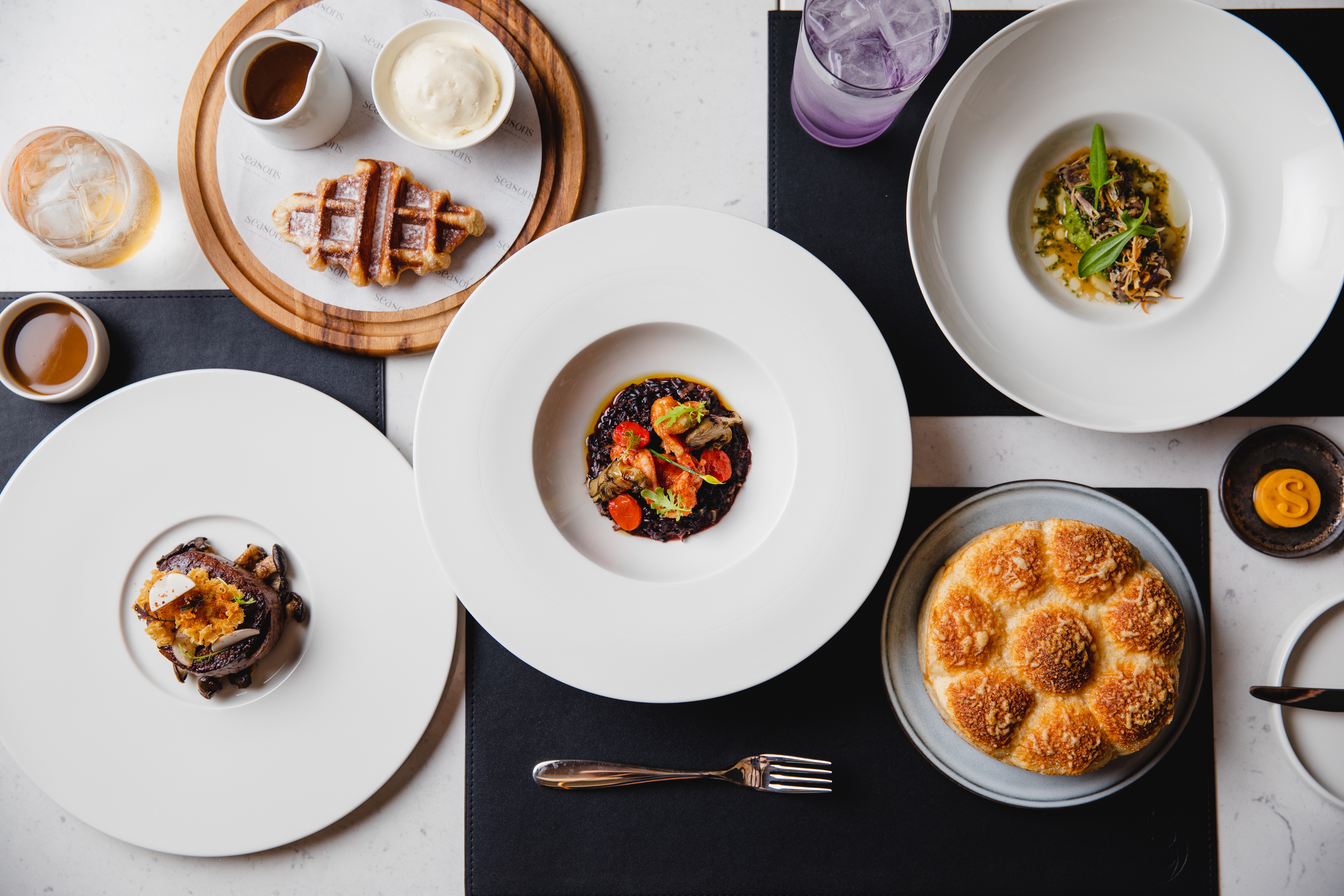  法式餐廳「Seasons by olivier e.」於台北W飯店盛大開幕，主打親民法餐。（台北W飯店提供）