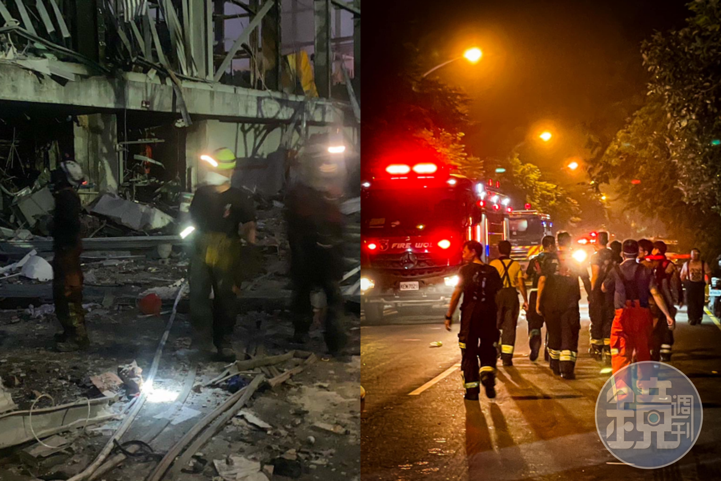 屏東明揚工廠爆炸釀9死百傷，其中更有4名消防員不幸逝世。（翻攝自周春米臉書）