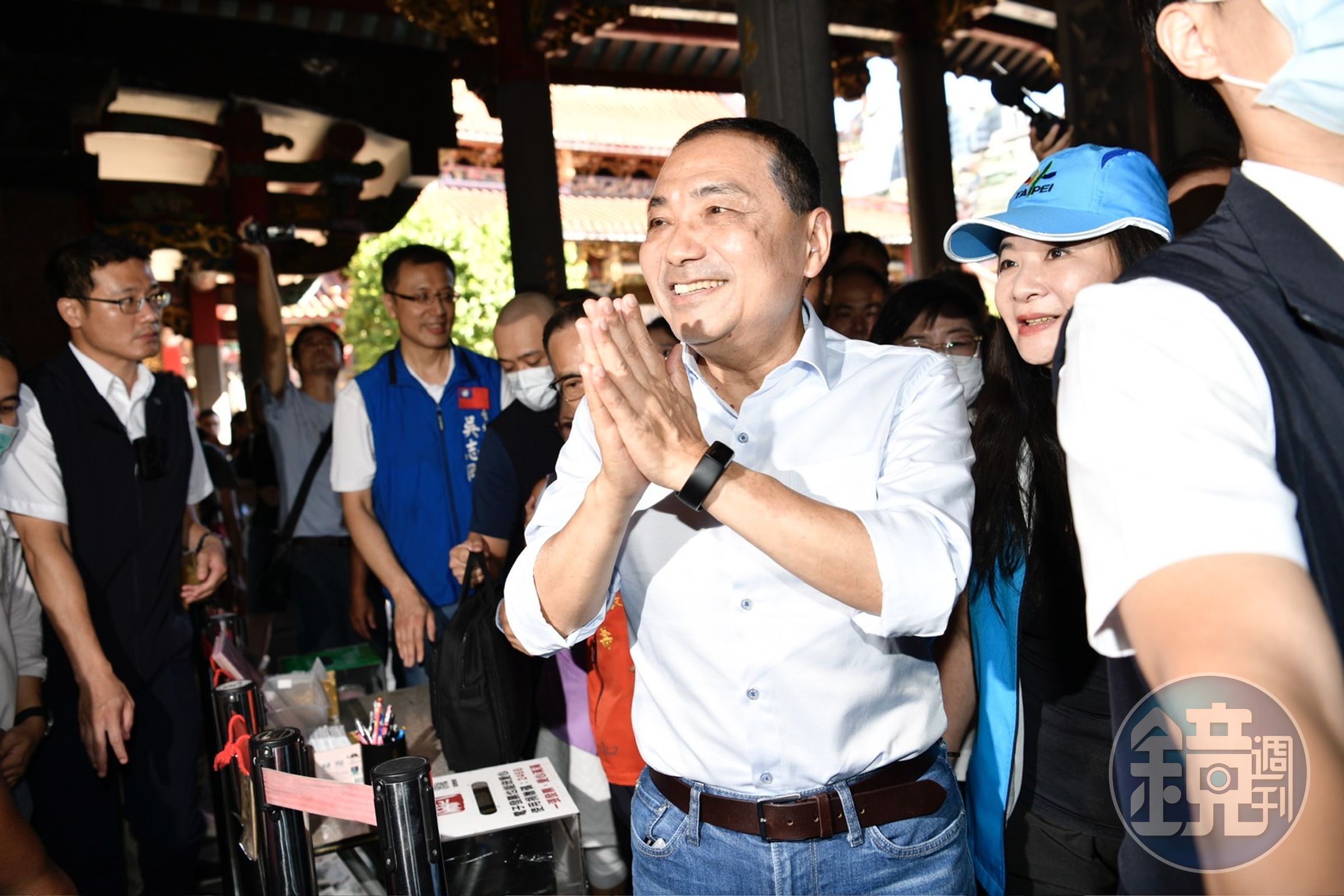 侯友宜請長假投入總統選舉,今日向新北市民道歉,但也承諾「新北有事」還是侯友宜的事情。