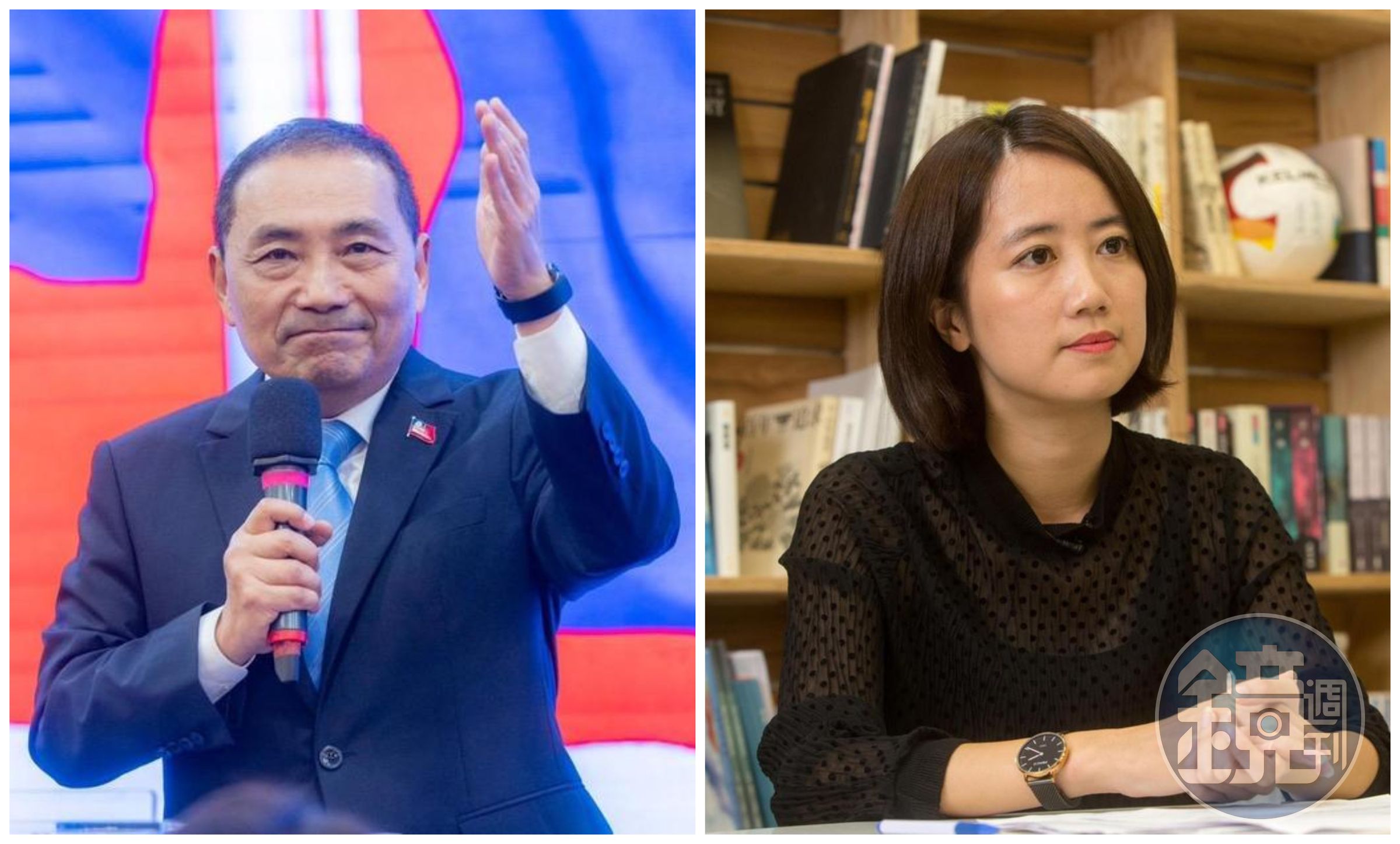 新北市長侯友宜(左圖)宣布少子化政見,稱要補助30至40歲女性凍卵,但卻遭議員戴瑋姍(右圖)打臉,指新北市府回絕民代類似提案。(侯友宜團隊提供、本刊資料照)