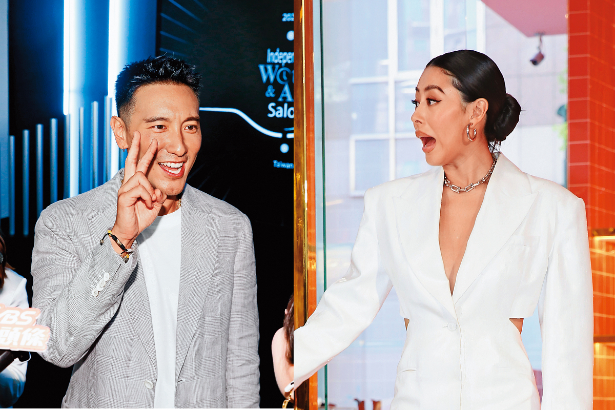 蔡詩芸（右圖）被問到老公王陽明（左圖）是否抱怨她太忙了？挫幾丟說：「我不知道，可能你們（媒體）比我知道。」嘜裝不熟嘛！