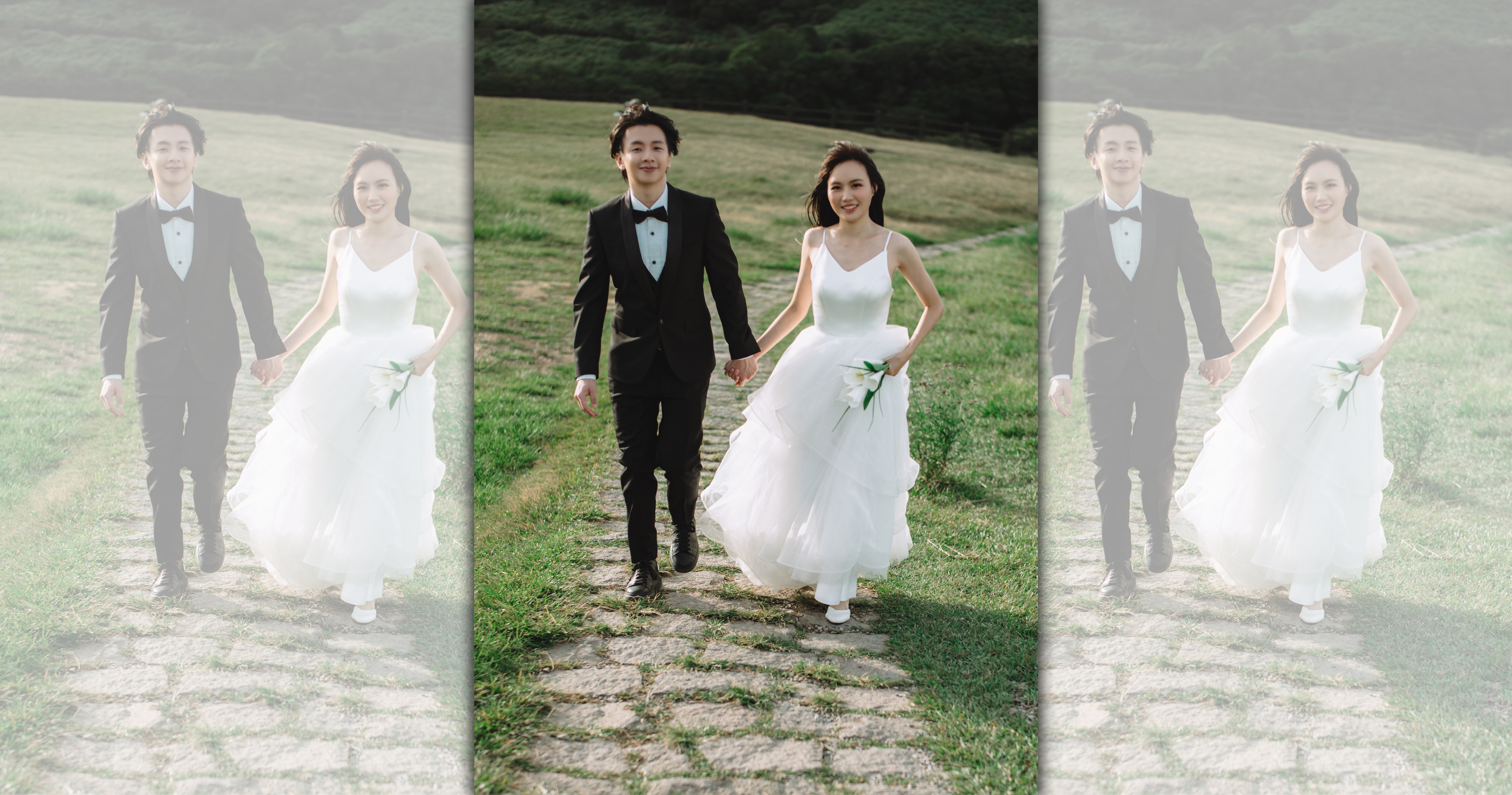 文慧如在社群公布婚訊，並分享一系列婚紗照。（華研國際提供）