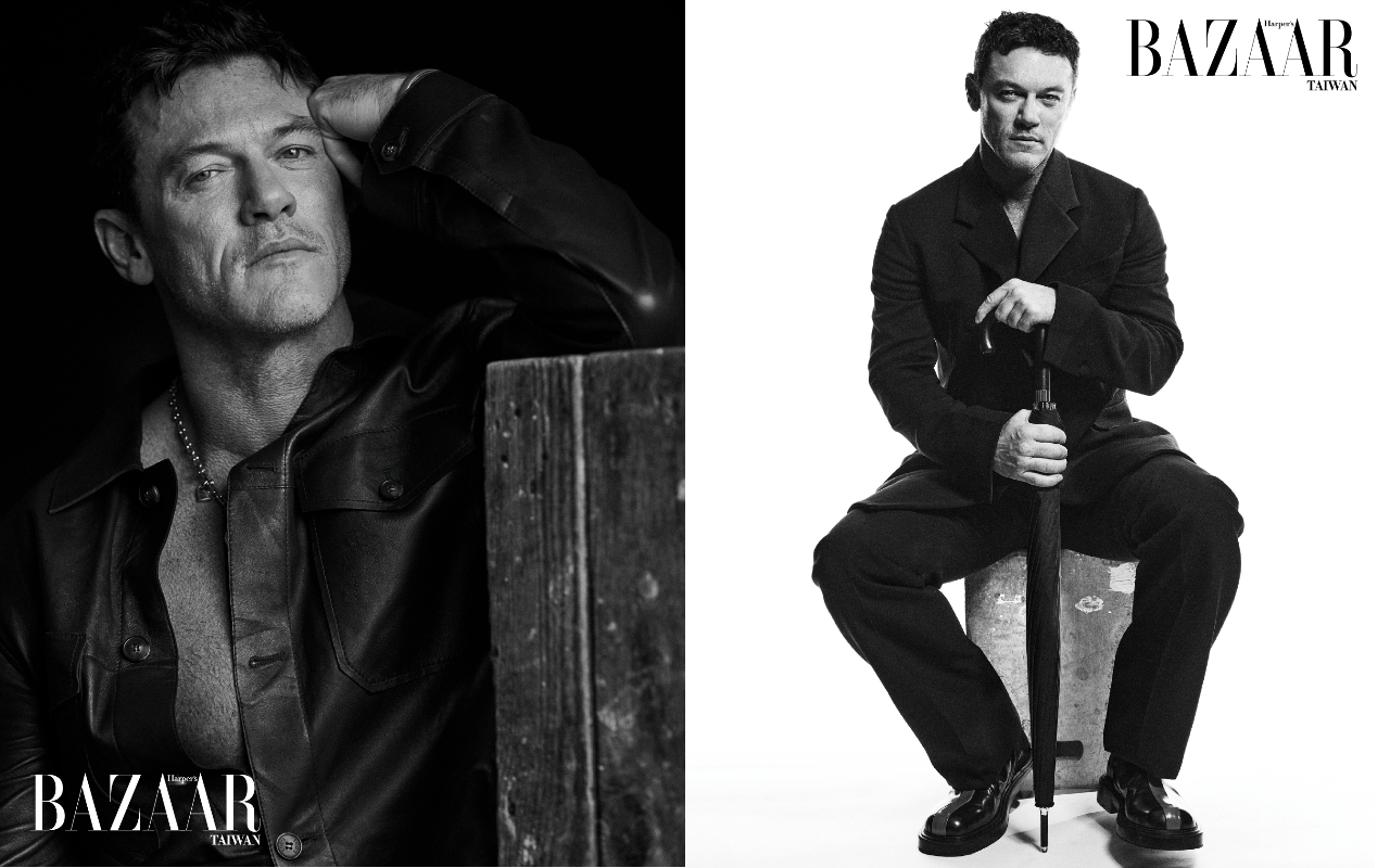 路克伊凡斯代表作有《玩命關頭6》《哈比人》《超世紀封神榜》與《安娜》。（《BAZAAR MEN》提供）