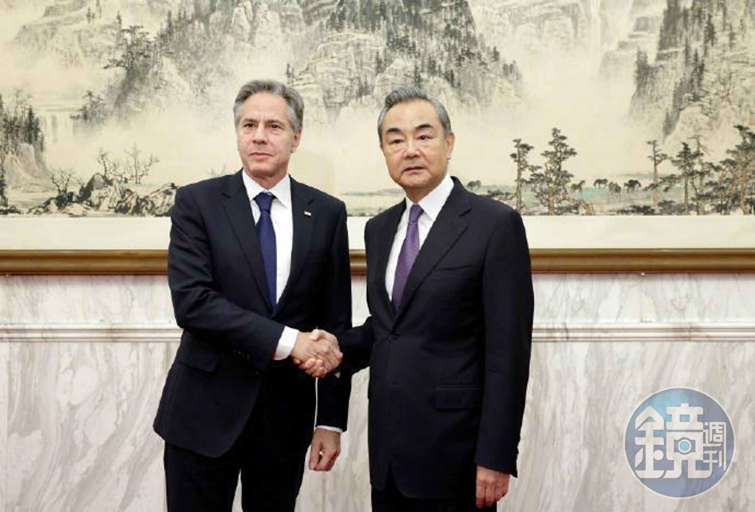 2023年6月美國國務卿布林肯訪北京,宣稱不支持台獨,但8月美國肯定賴清德的過境,布林肯警告中共勿藉故挑釁。(翻攝自微博@中國外交部)