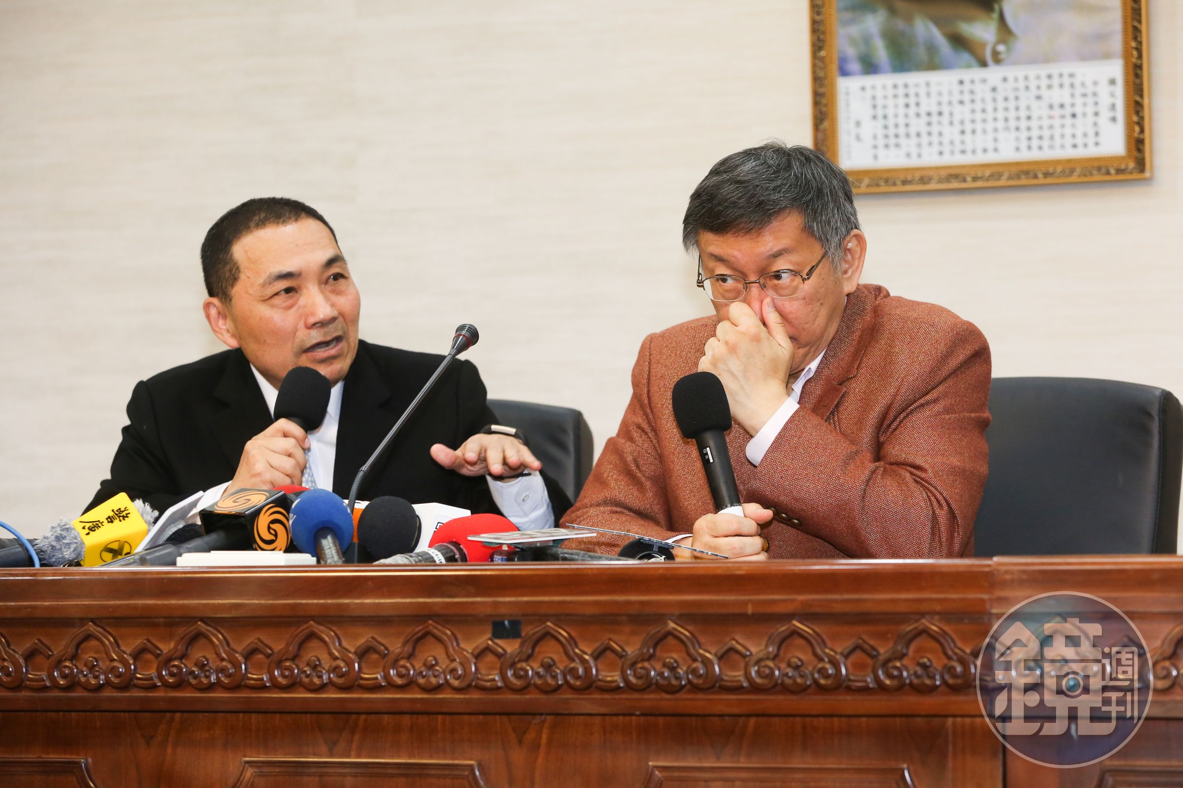 侯柯配談定了?邱毅爆料柯文哲下令停止藍白合接觸,無侯柯配的可能。(本刊資料照)