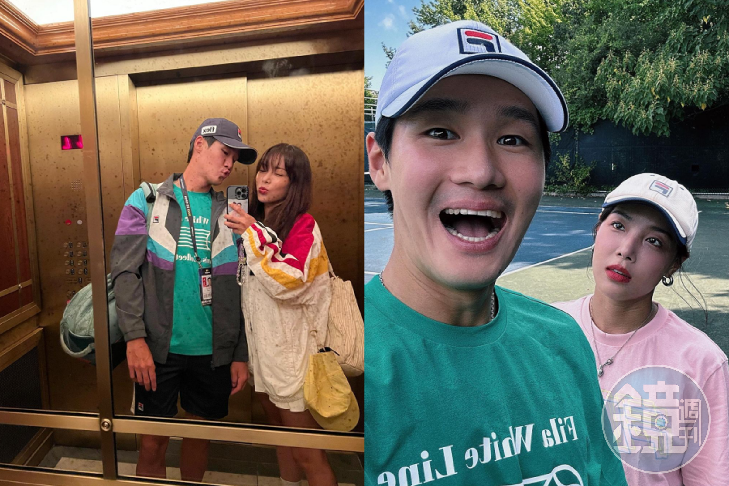Wonder Girls成員宥斌（右）經常和權純雨（左）公開放閃，沒想到男方在這次杭州亞運上鬧出風波。（翻攝自@iluvyub IG）