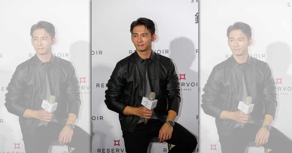 温昇豪今天出席活動提到無情大火十分凝重。