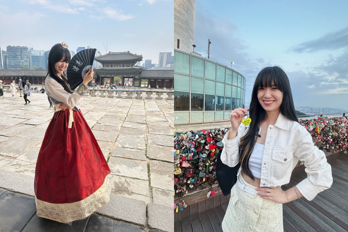 孫盛希拍攝韓國觀光影片，不但自己玩得開心也希望能吸引粉絲一遊韓國。（滾石唱片提供）