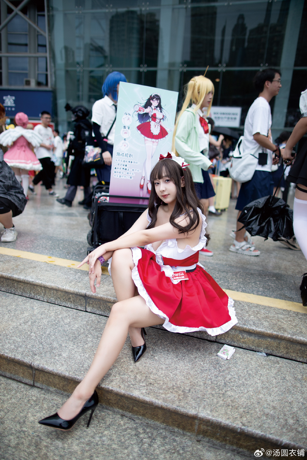 「淺安安」在中國動漫界小有名氣。（翻自微博）