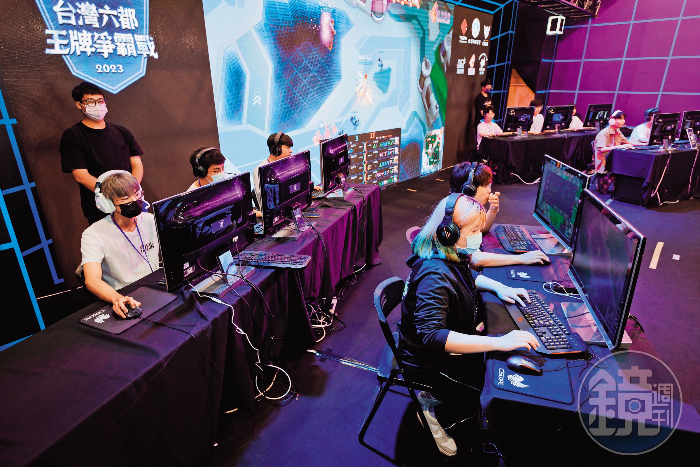 弘光科大代表隊「弘光獵鷹」從6所校園電競隊脫穎而出,奪下《G9:League of Aces》台灣六都王牌爭霸戰冠軍。(天火數位提供)